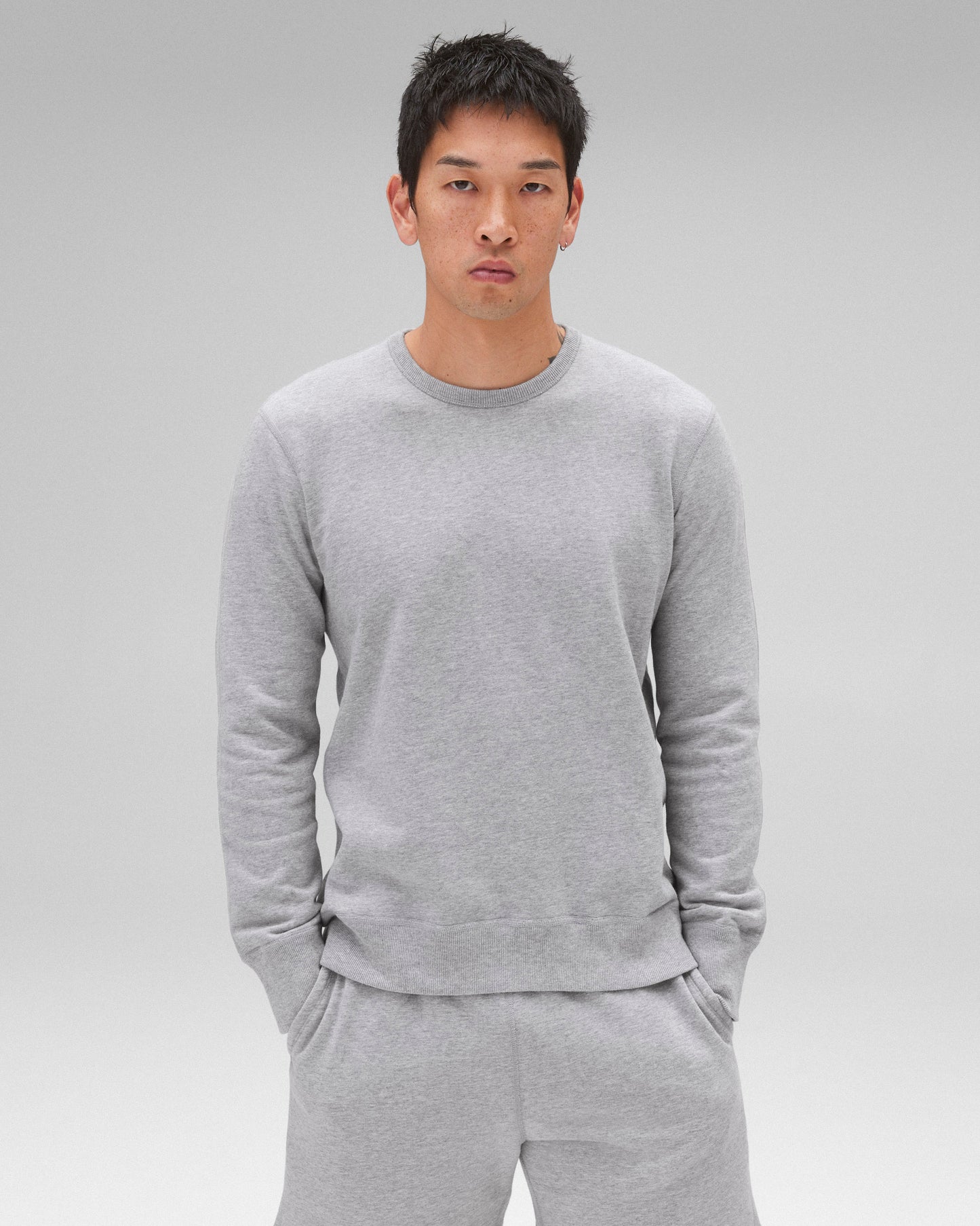 Midweight Terry Slim Crewneck - Vault