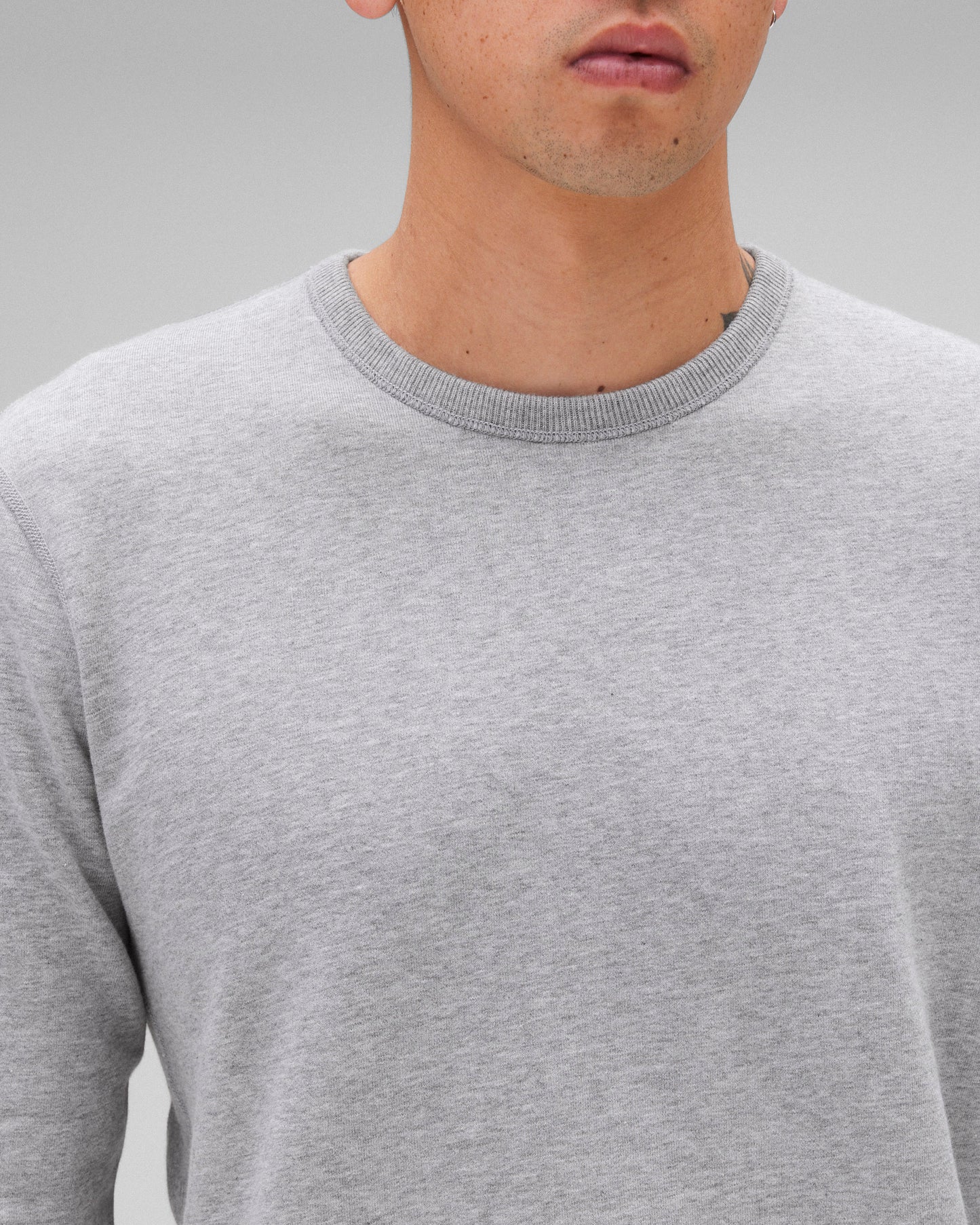 Midweight Terry Slim Crewneck - Vault