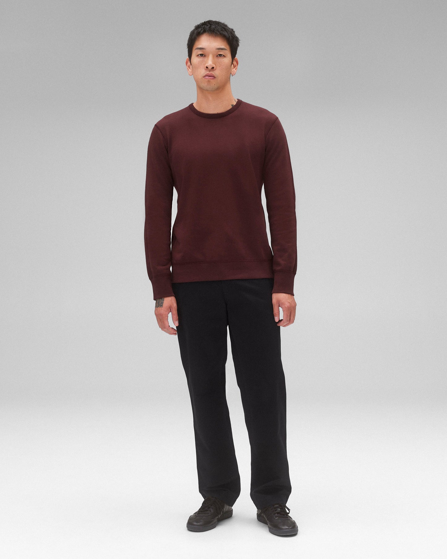 Midweight Terry Slim Crewneck - Vault