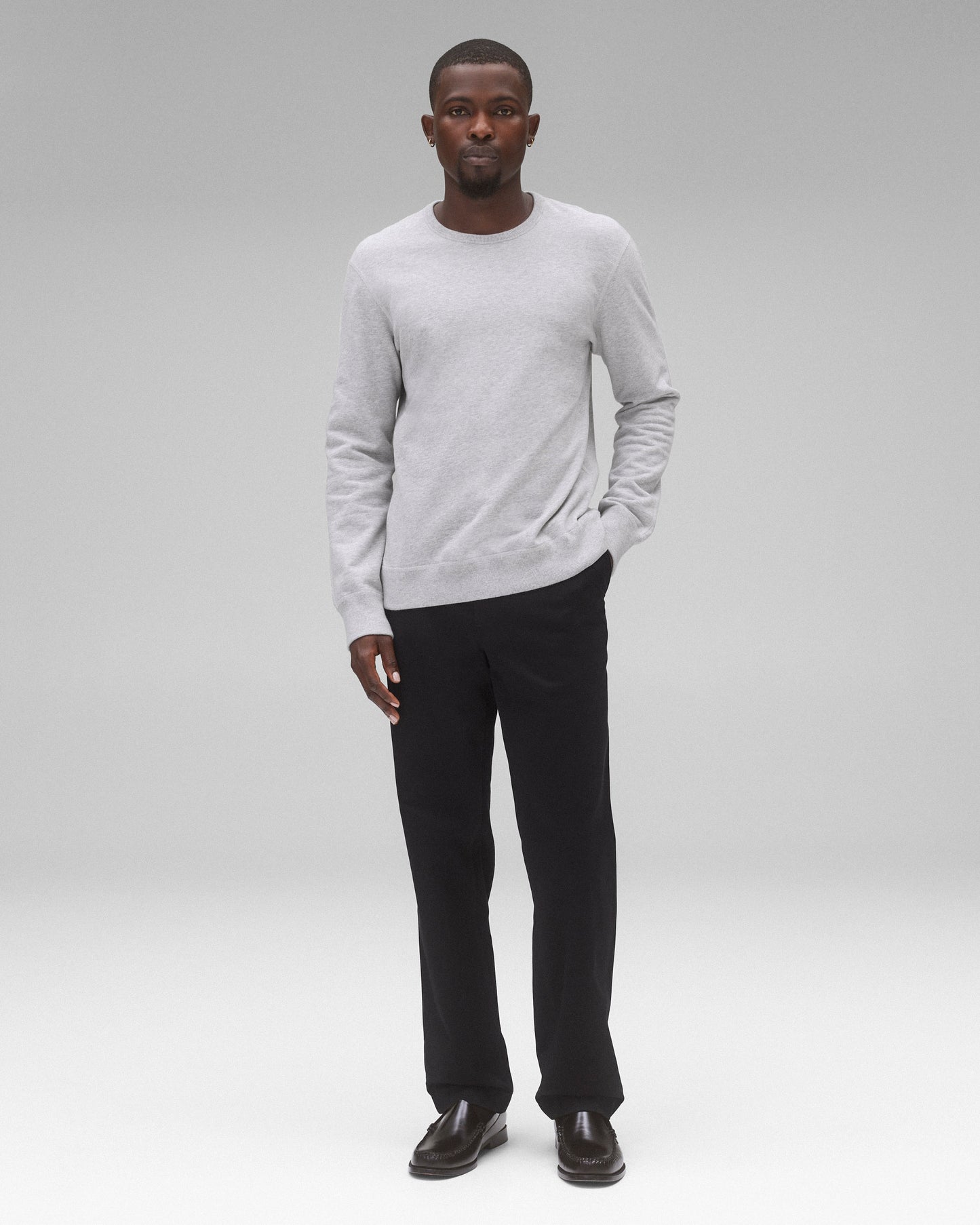 Midweight Terry Slim Crewneck - Vault