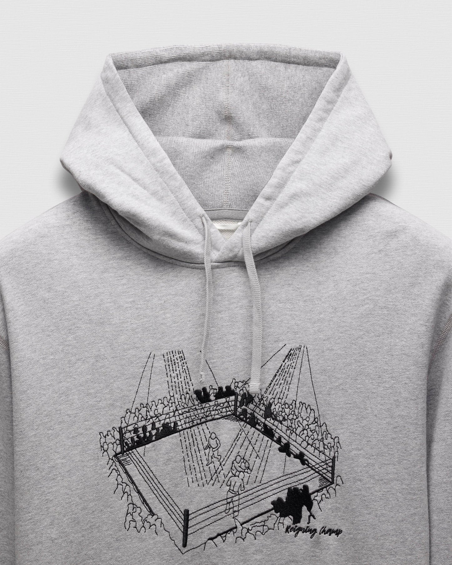 Midweight Terry Lines Hoodie