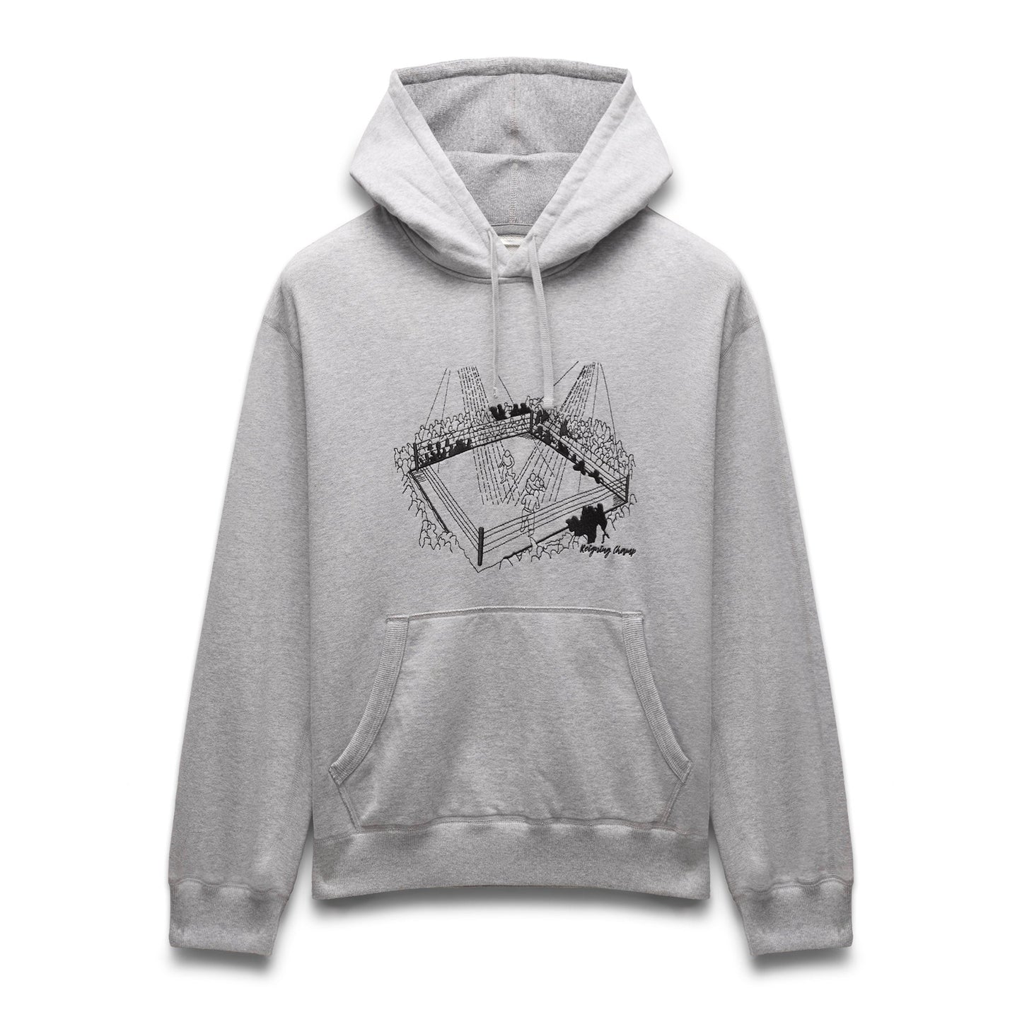 Midweight Terry Lines Hoodie