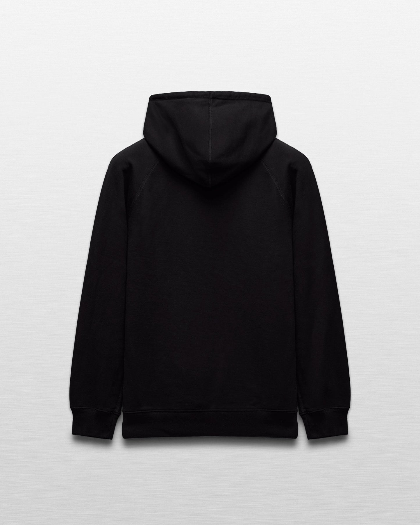 Kyoto Black Midweight Terry Classic Hoodie