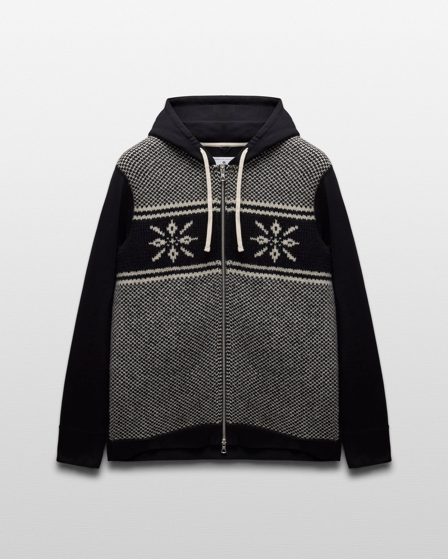 Junya Watanabe Shetland Wool Slim Zip Hoodie