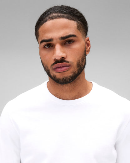 Lightweight Terry Slim Crewneck