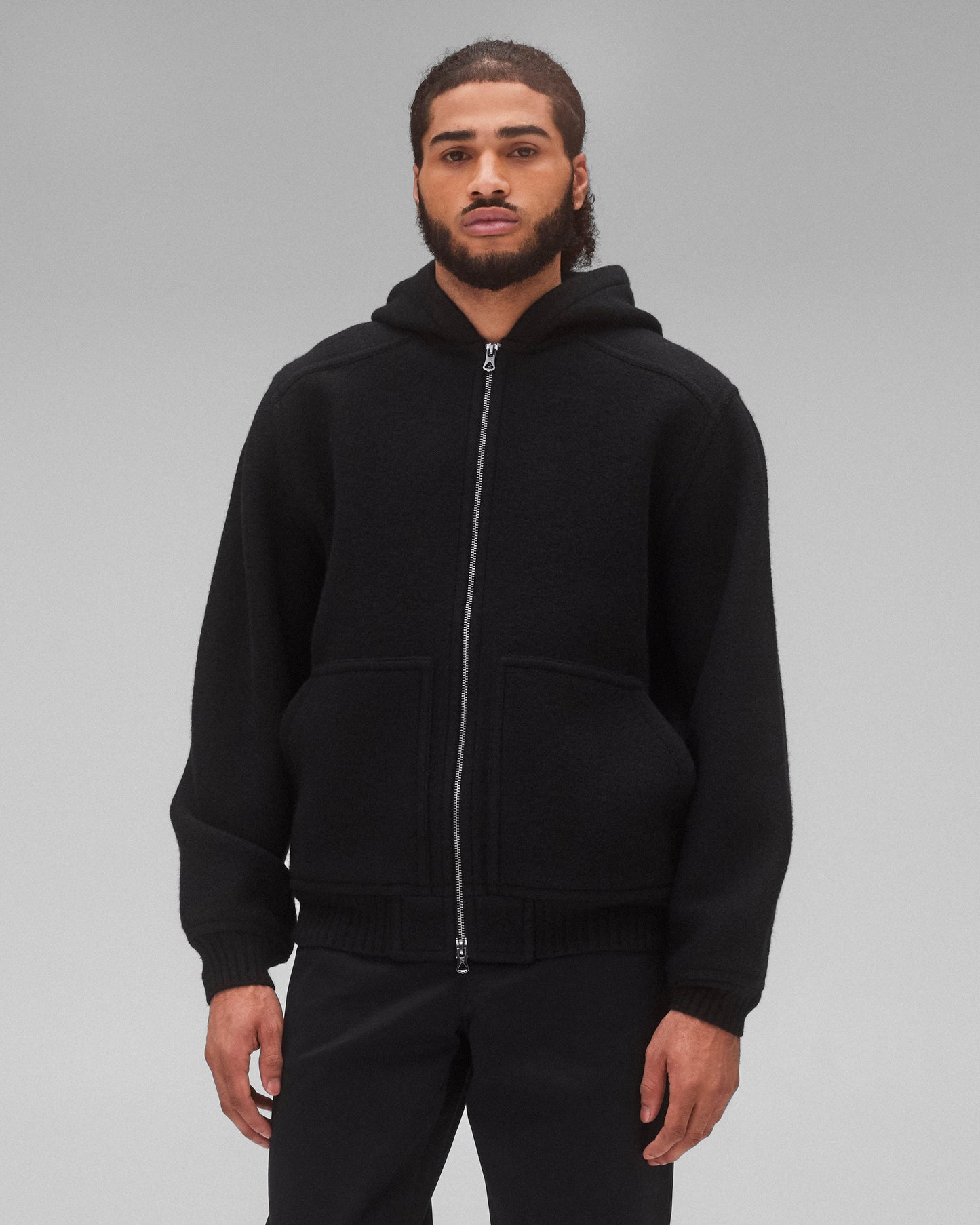 Boiled Wool Rush Hoodie