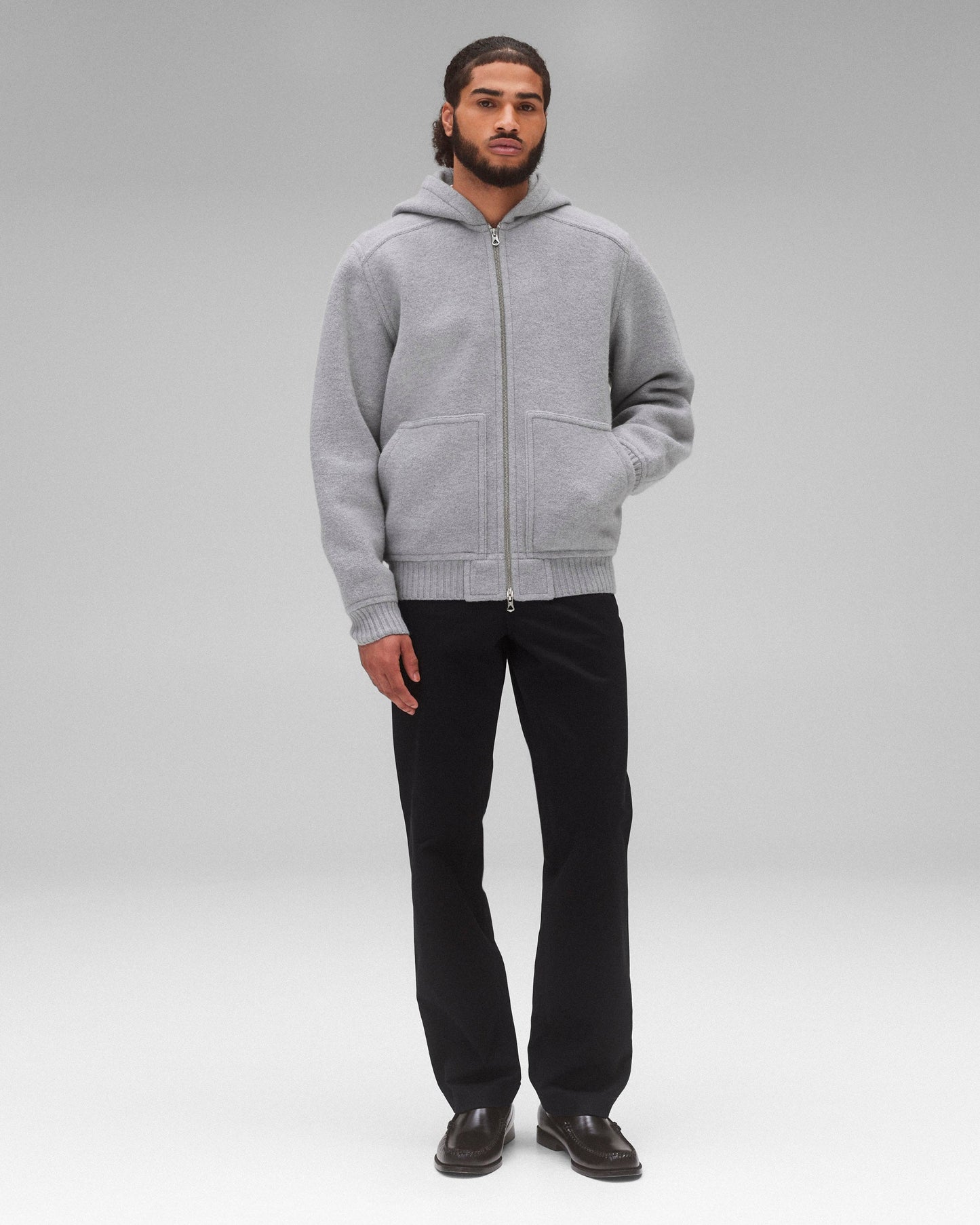 Boiled Wool Rush Hoodie