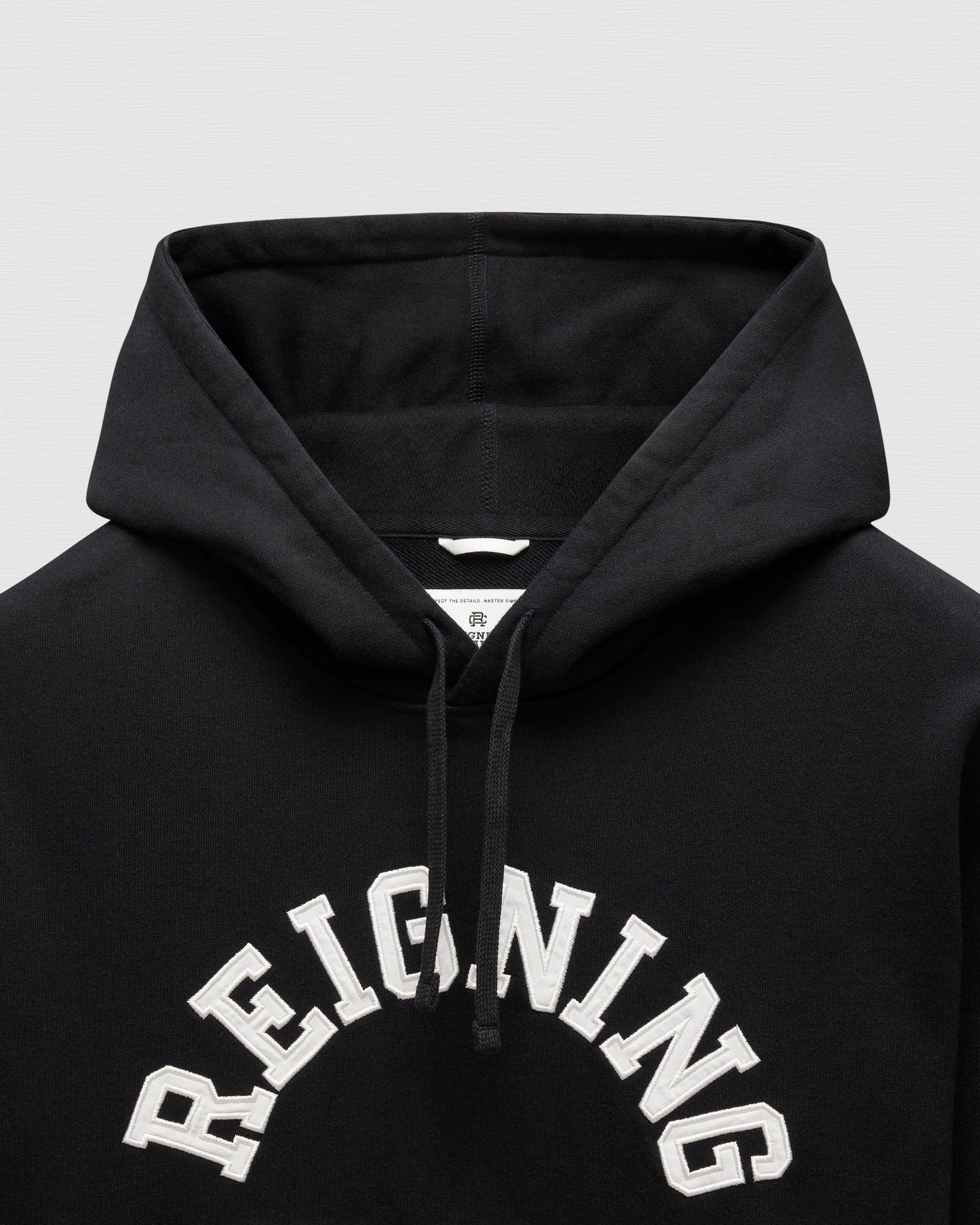 Midweight Terry Arch Logo Hoodie