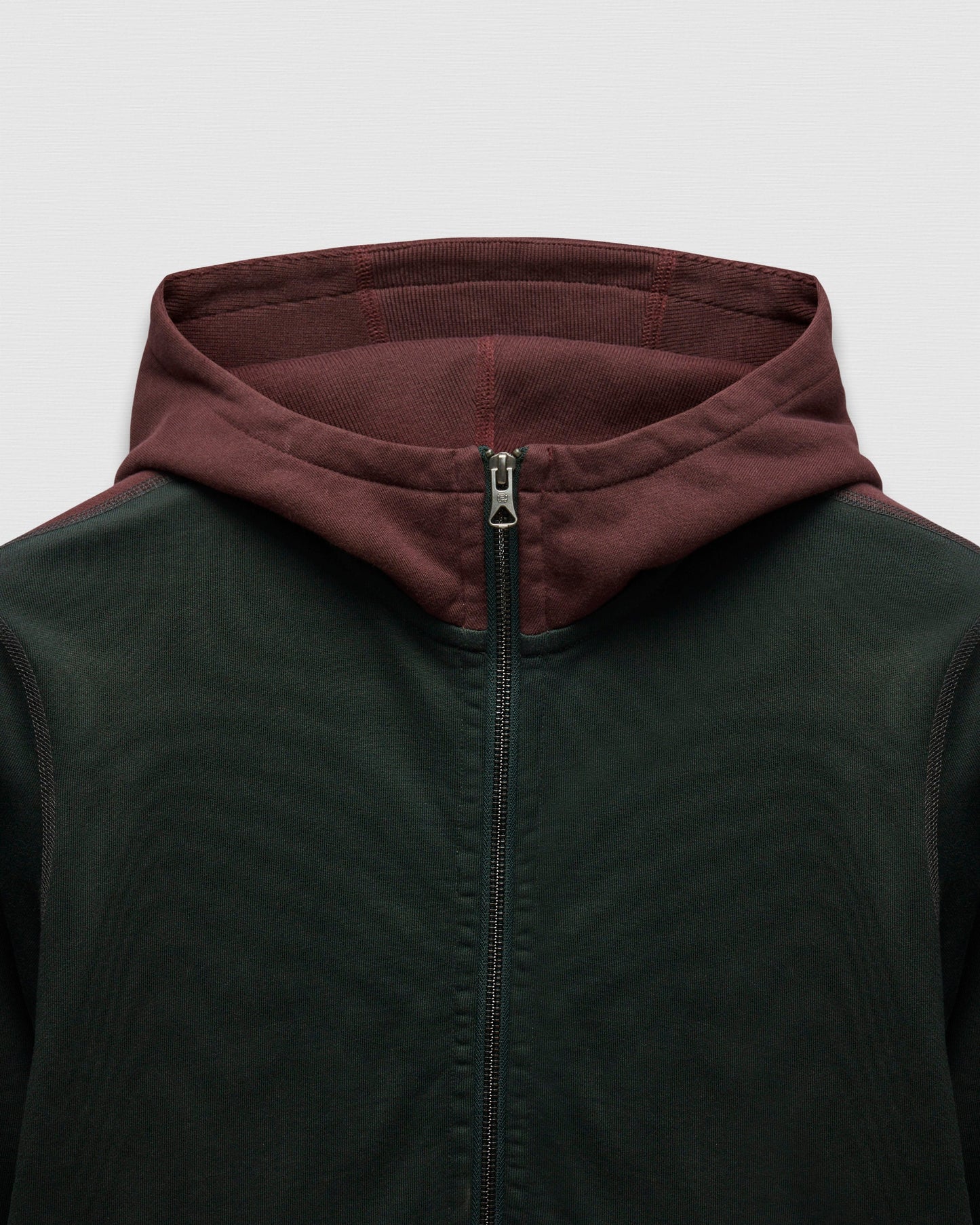 Midweight Terry Racer Zip Hoodie