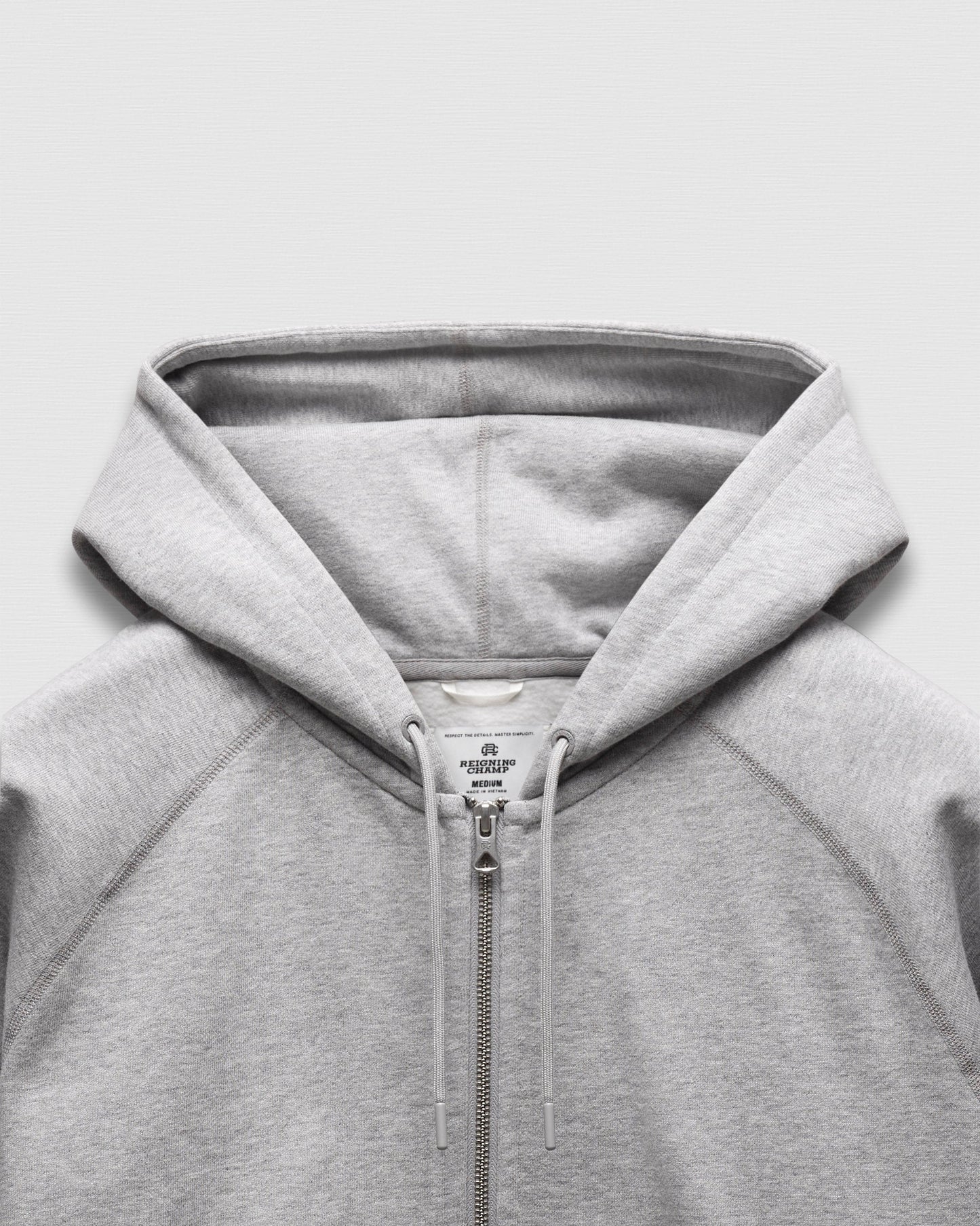 Brushed Fleece Zip Hoodie