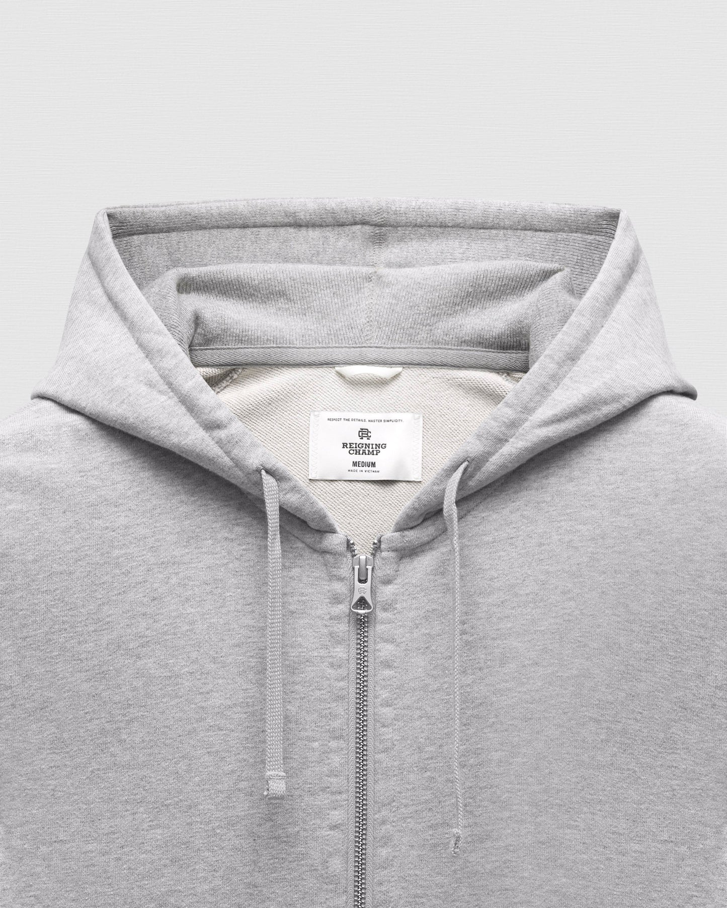 Midweight Terry Slim Zip Hoodie