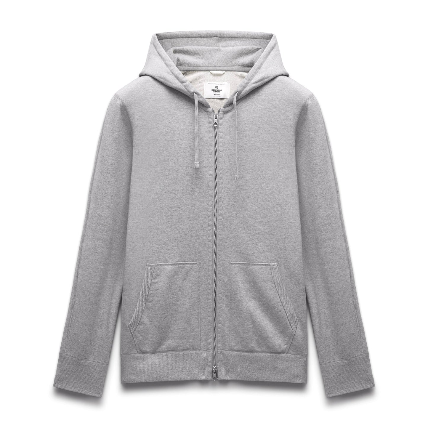 Midweight Terry Slim Zip Hoodie