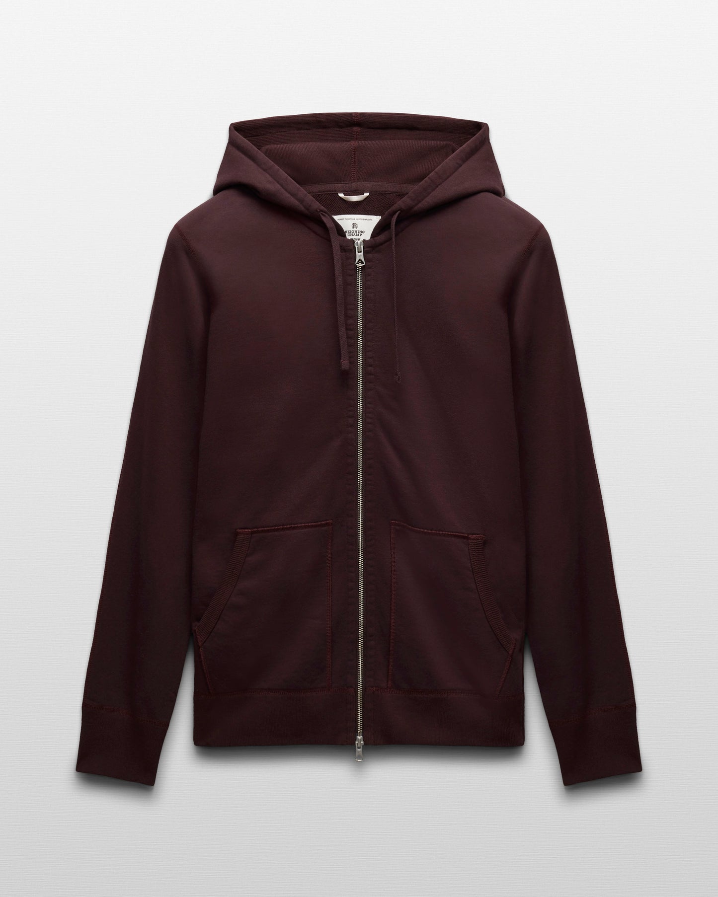 Midweight Terry Slim Zip Hoodie