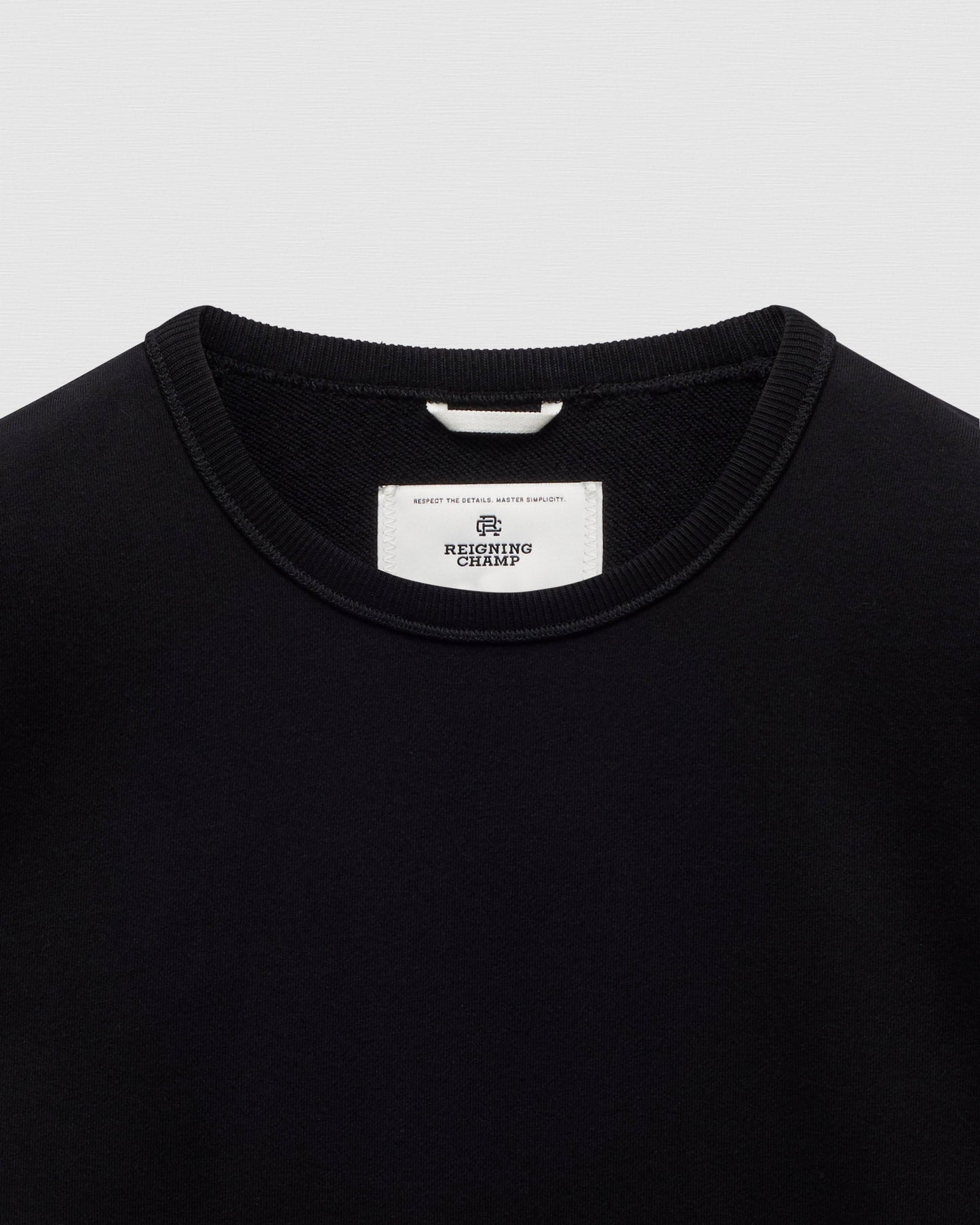 Midweight Terry Slim Crewneck