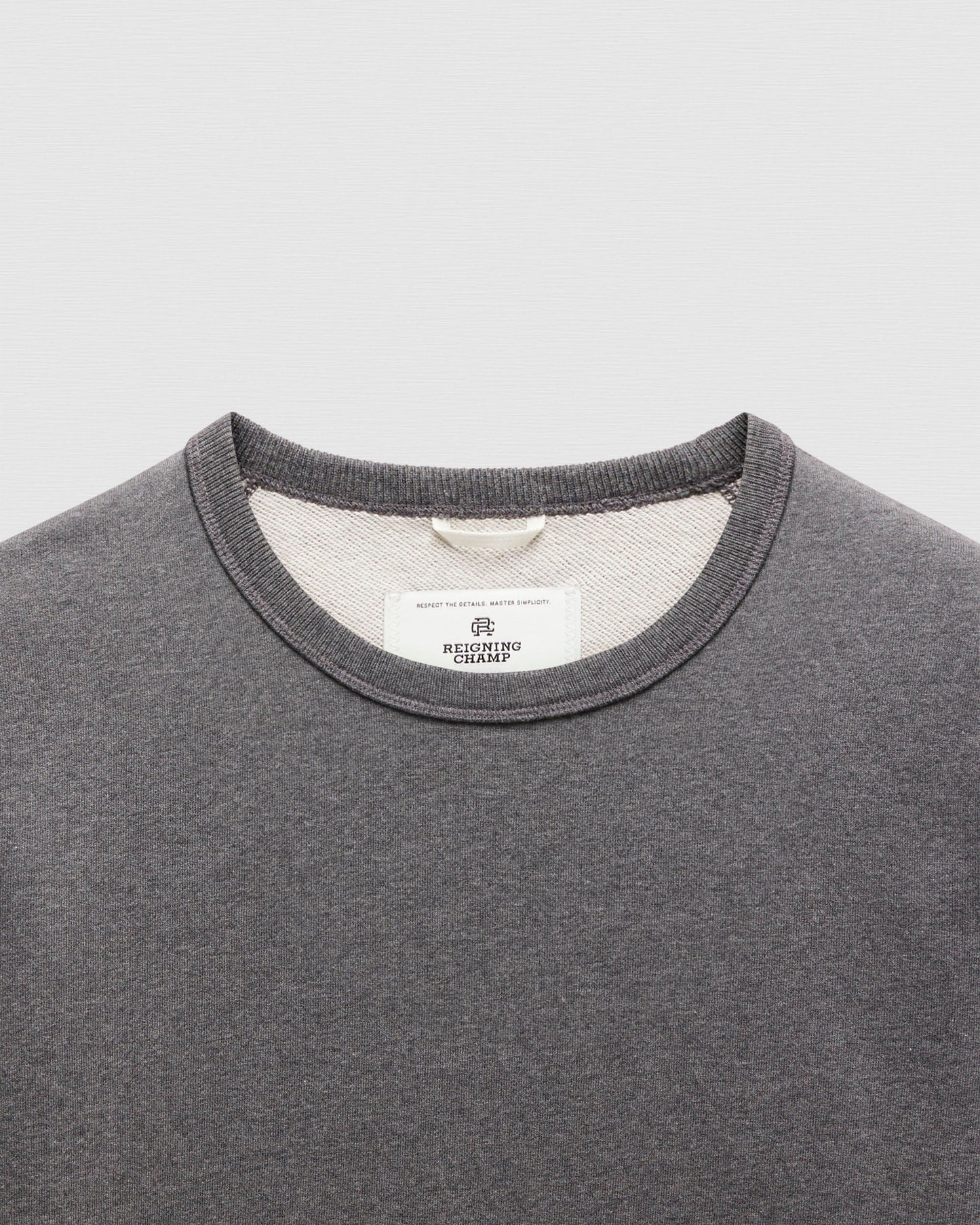 Midweight Terry Slim Crewneck