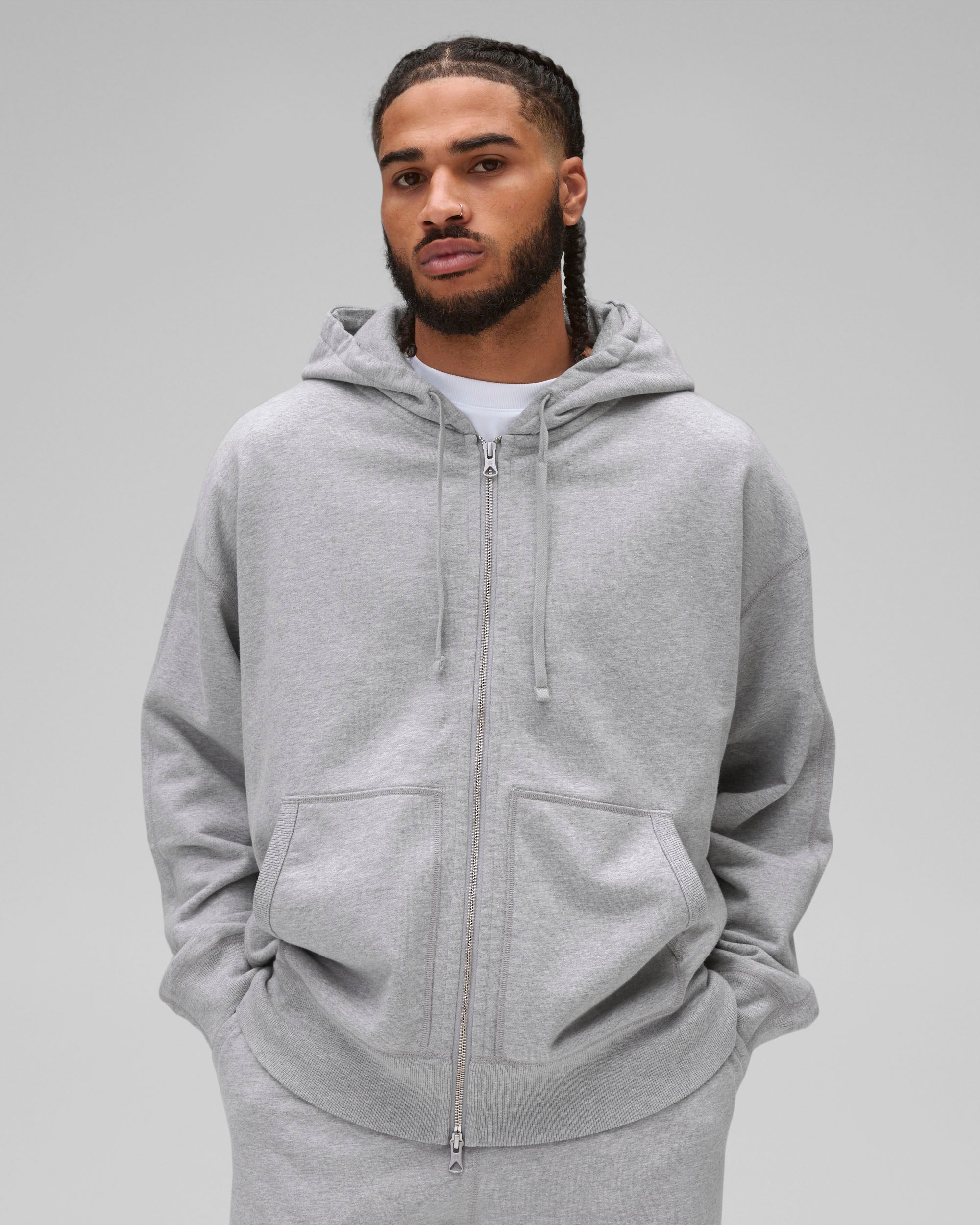 Midweight Terry Relaxed Zip Hoodie | Reigning Champ