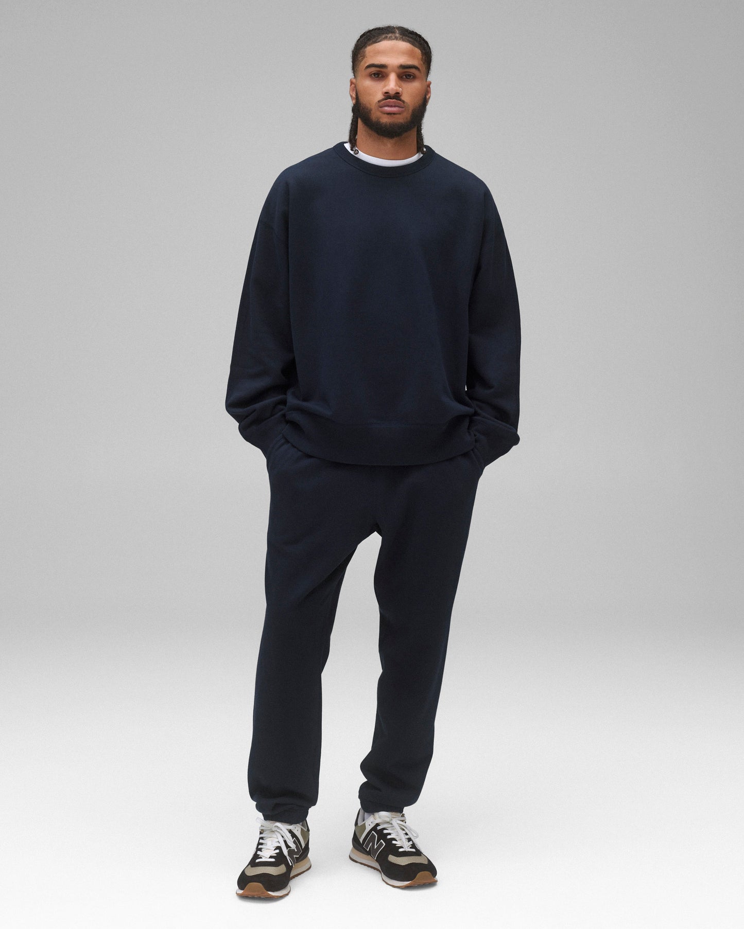 Midweight Terry Relaxed Crewneck