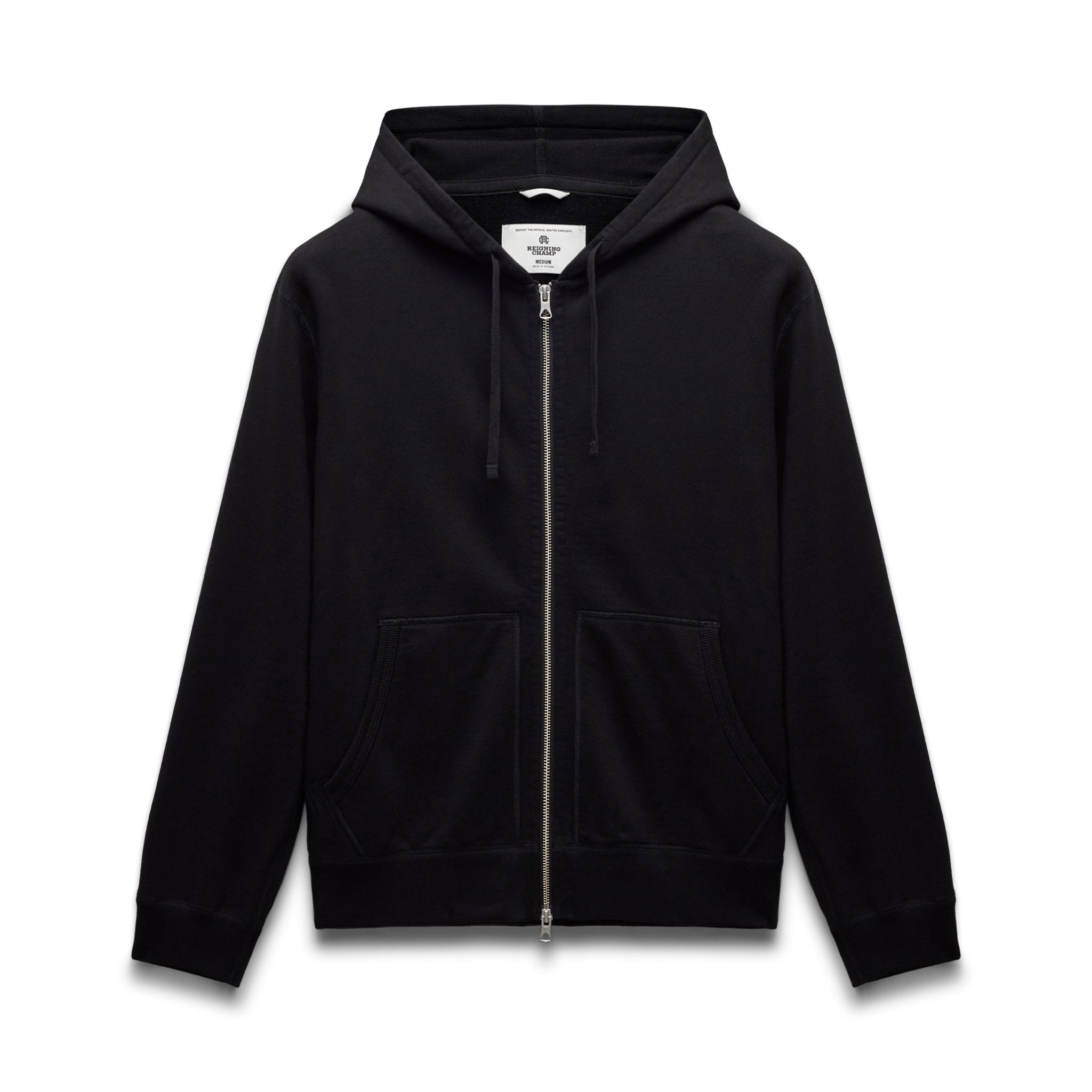 ドロップショルダー【Reigning Champ】スウェット・トレーナー Midweight Terry Standard Zip Hoodie | Reigning Champ