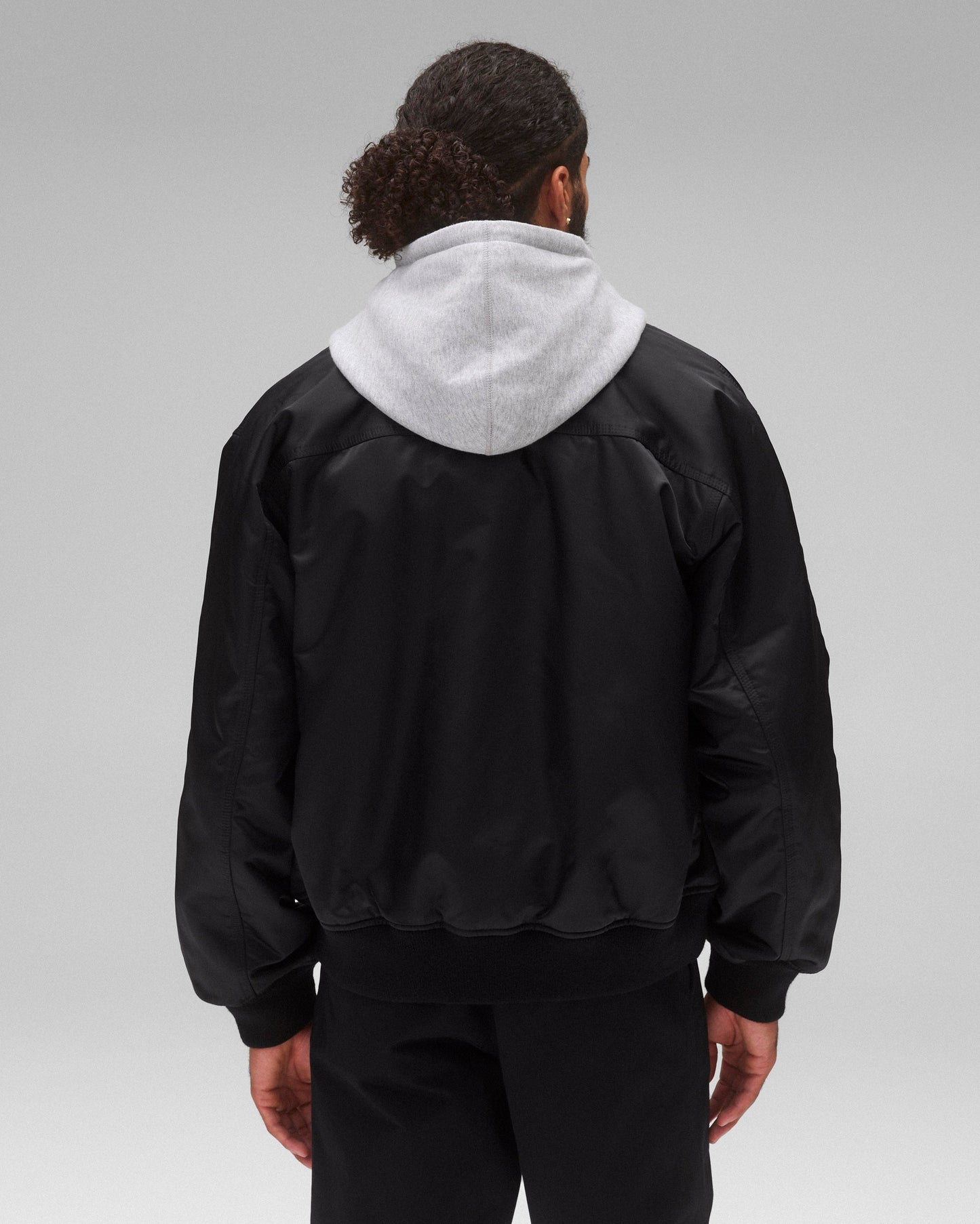 Nylon Twill Crew Jacket