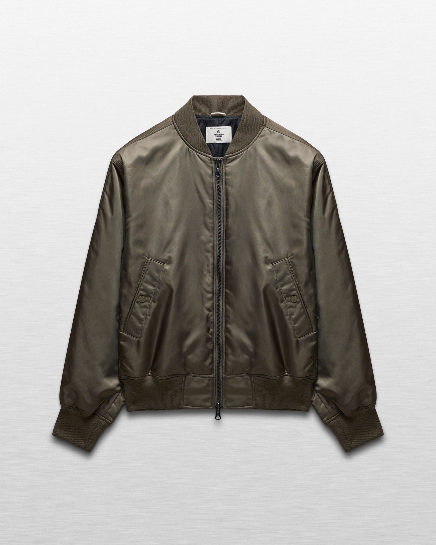 Nylon Twill Crew Jacket