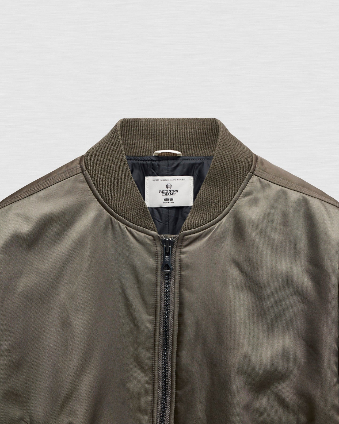 Nylon Twill Crew Jacket