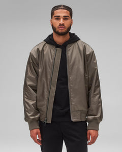 Nylon Twill Crew Jacket