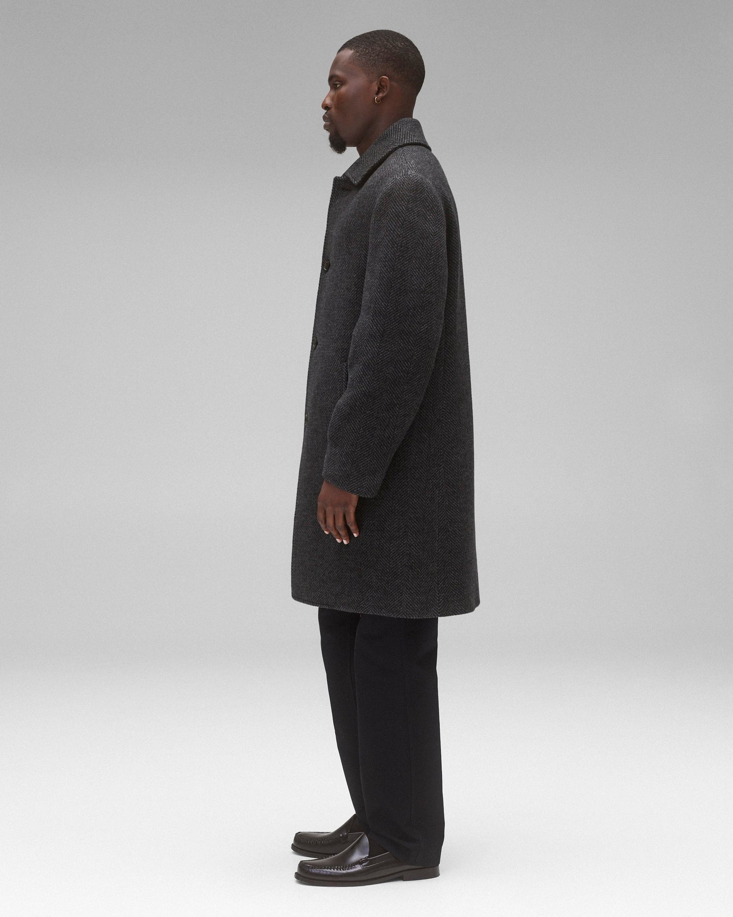 Wool Herringbone Scout Coat