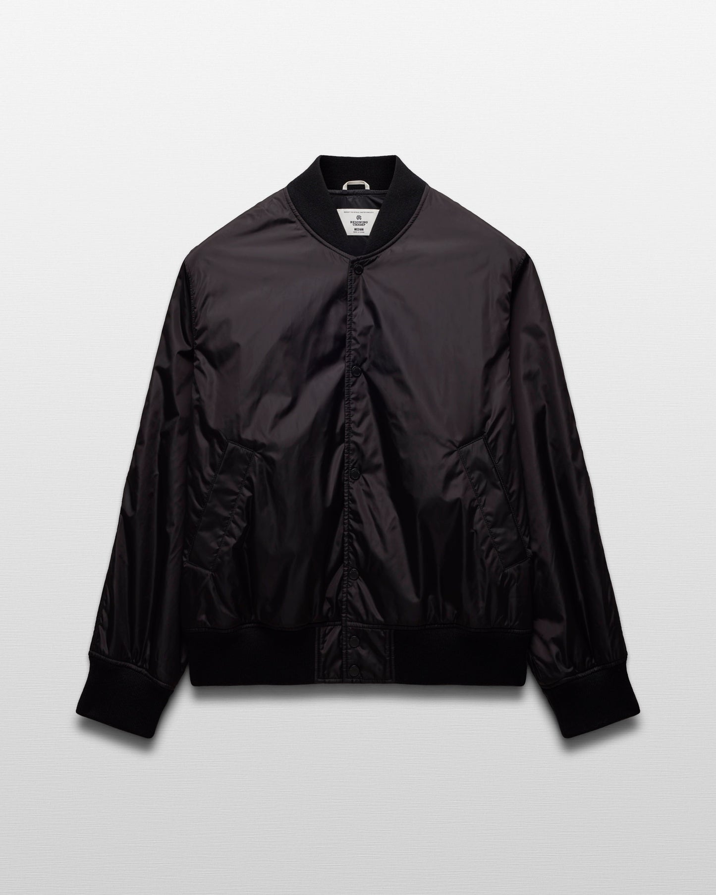 Econyl Satin Nylon Stadium Jacket