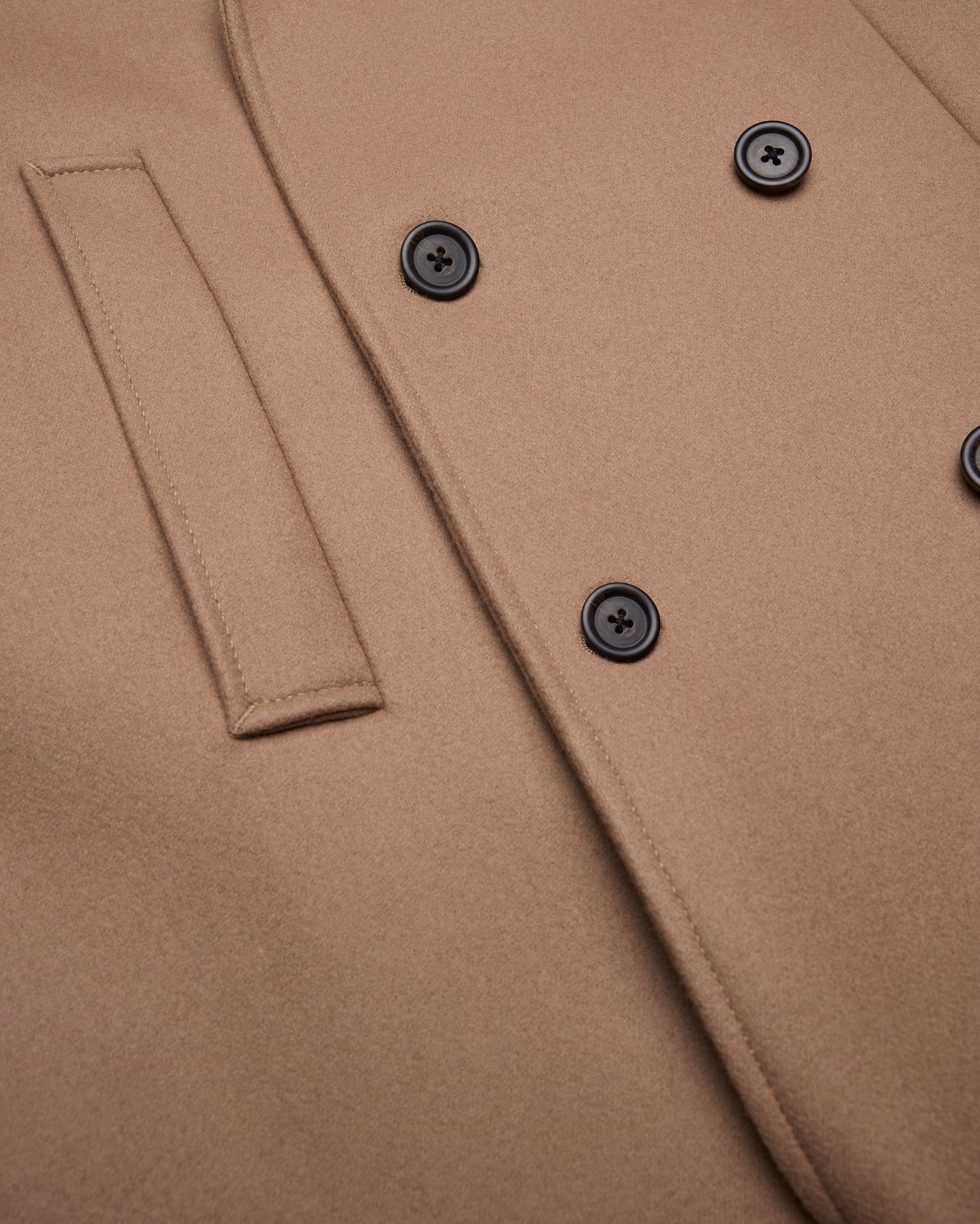 Wool Cashmere Polo Coat