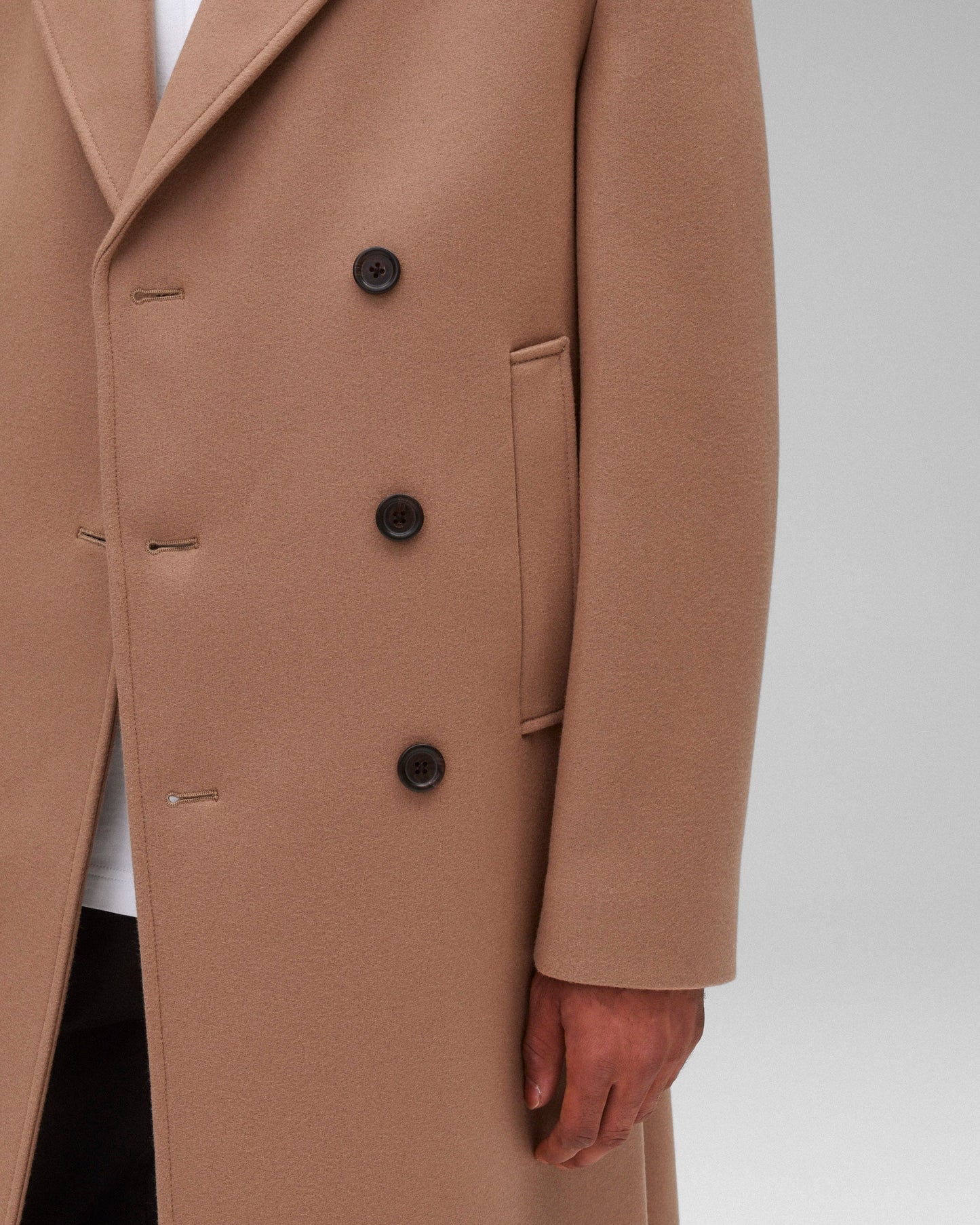 Wool Cashmere Polo Coat