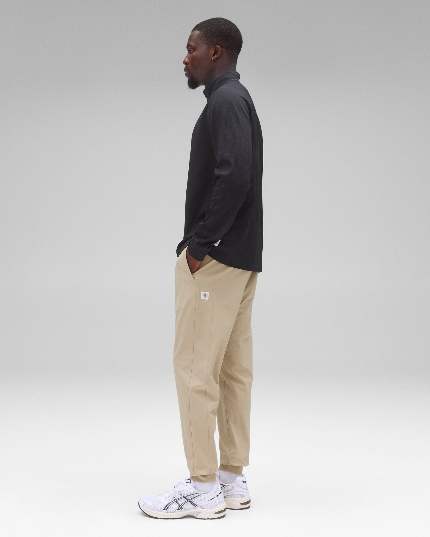 Stretch Warp Knit Coach's Slim Jogger