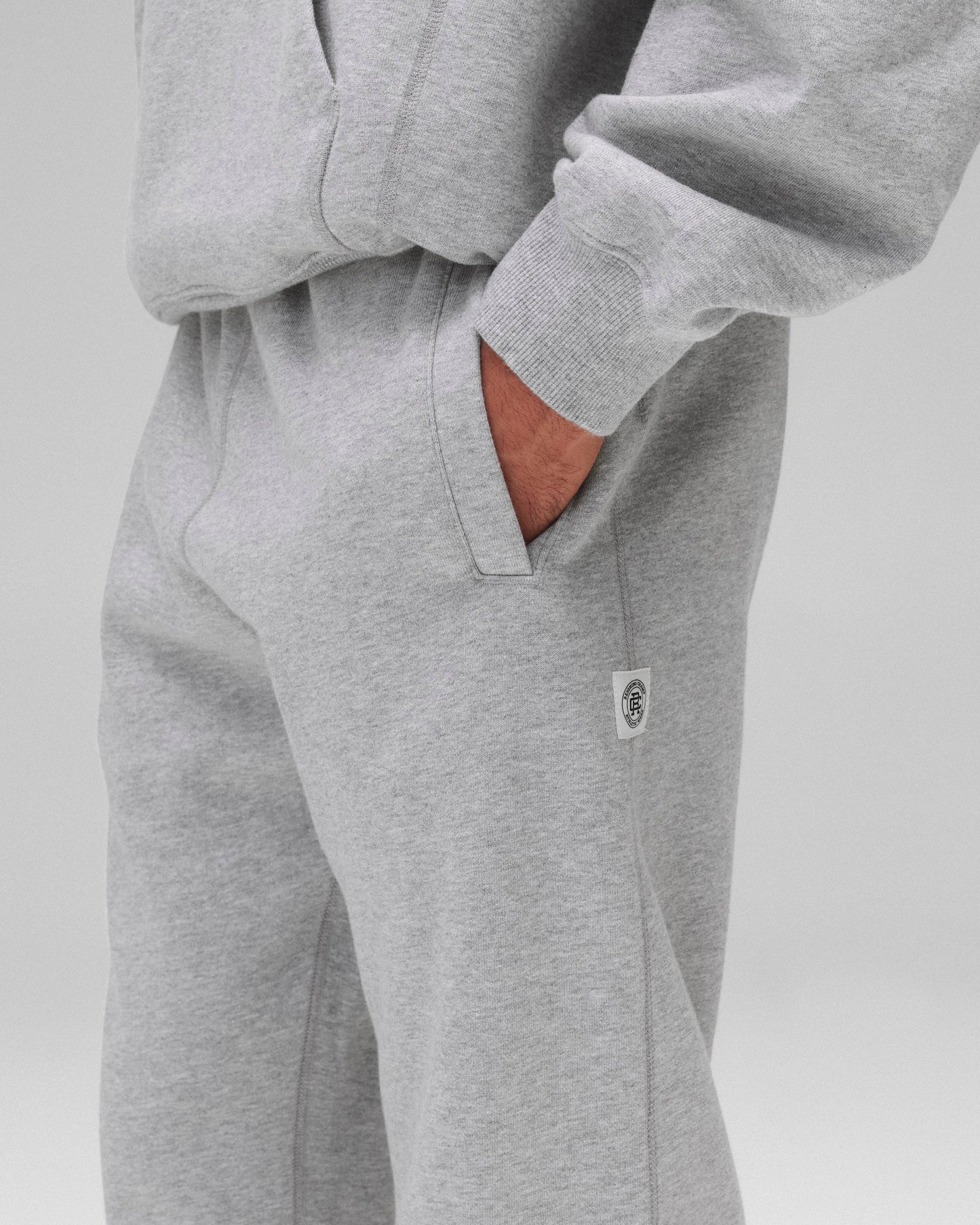 Brushed Fleece Straight Leg Sweatpant