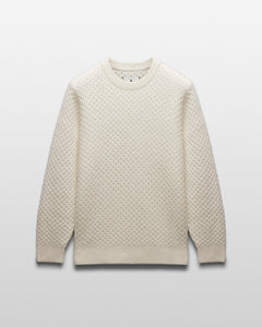 Merino Honeycomb Crewneck