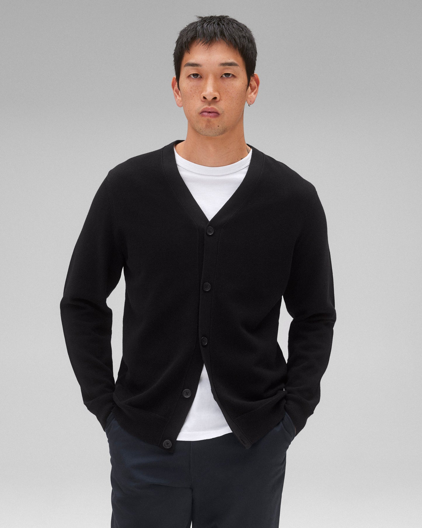 Supima Pique Ace Cardigan