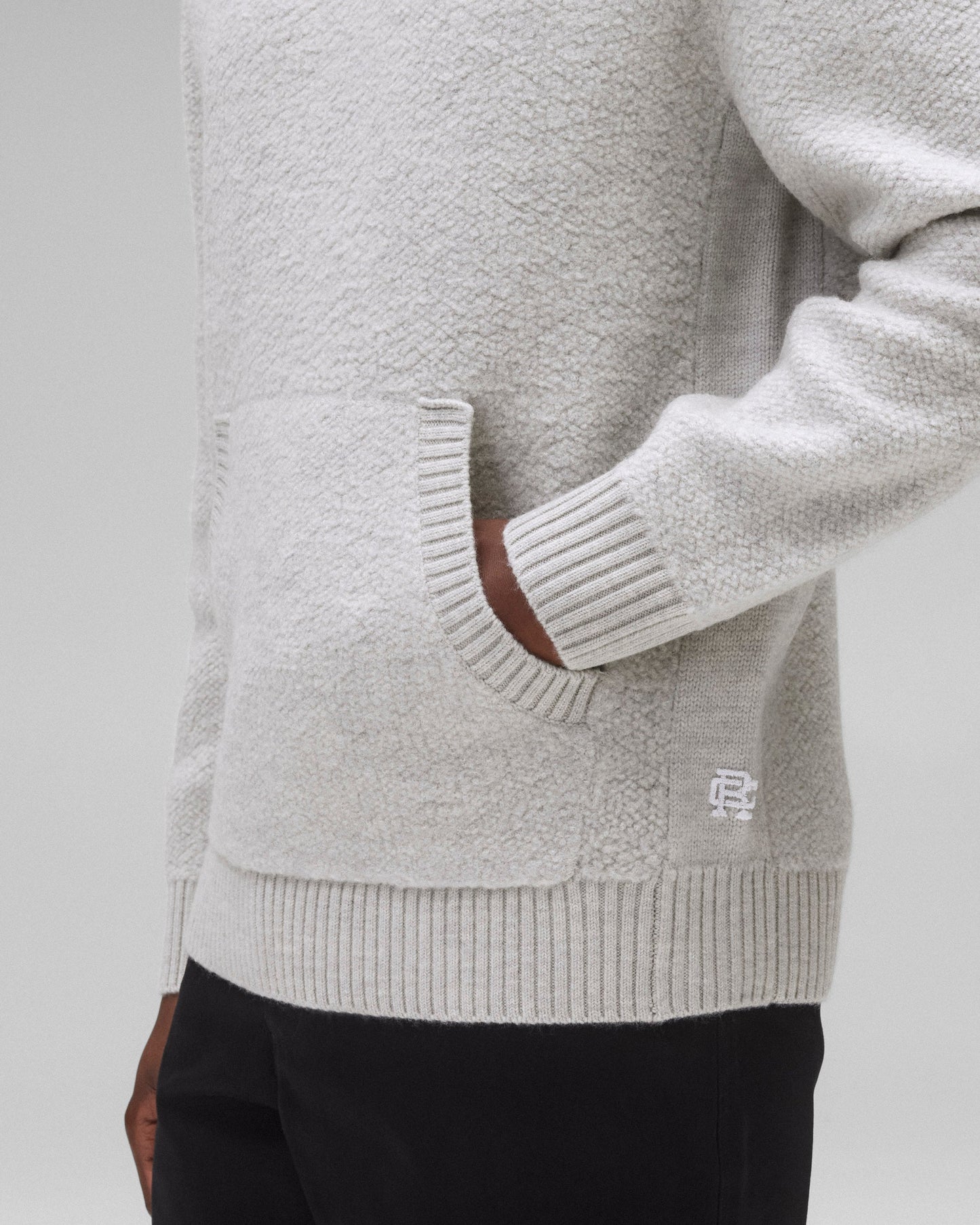 Textured Boucle Turf Hoodie