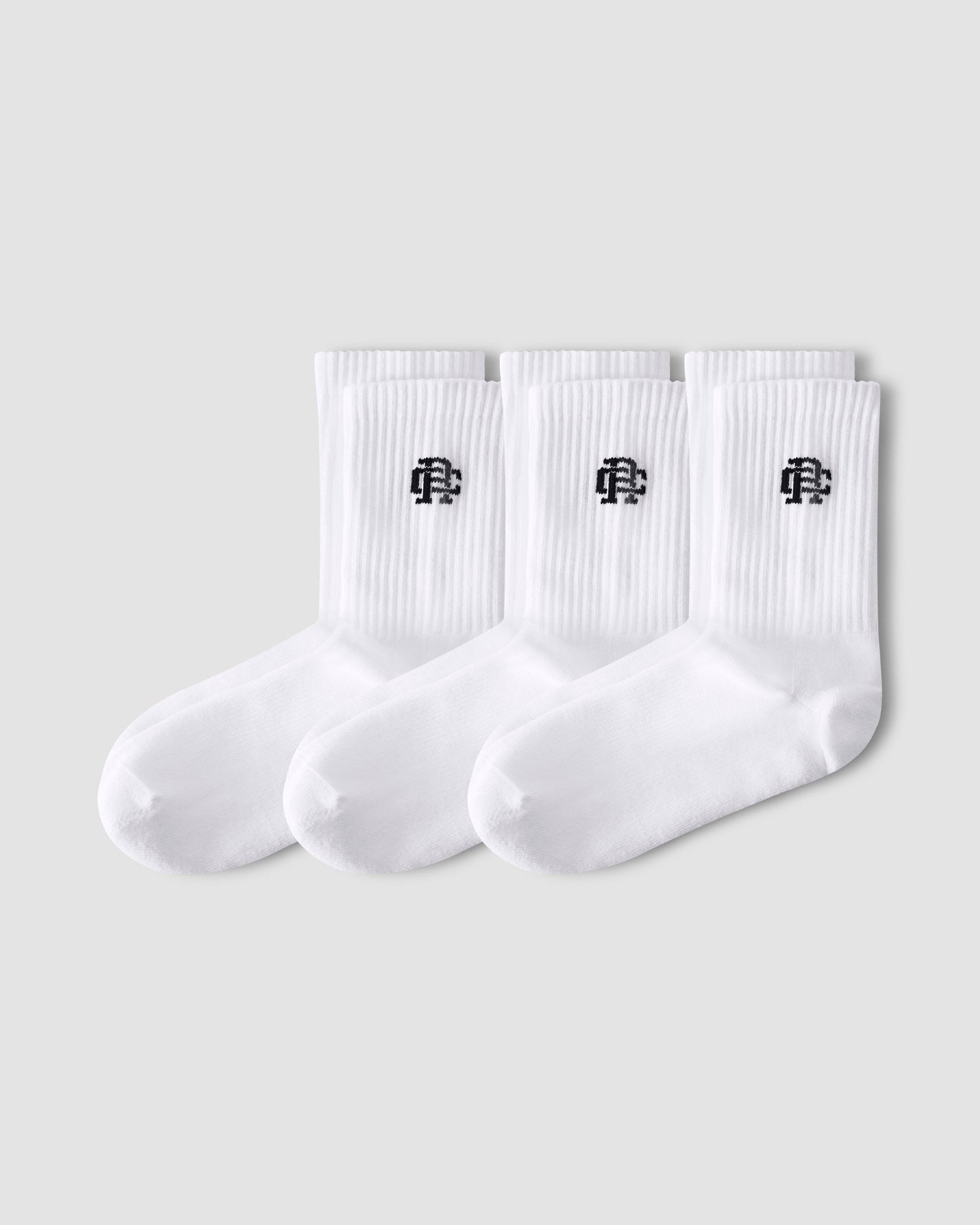 3-Pack Classic Mid Crew Sock