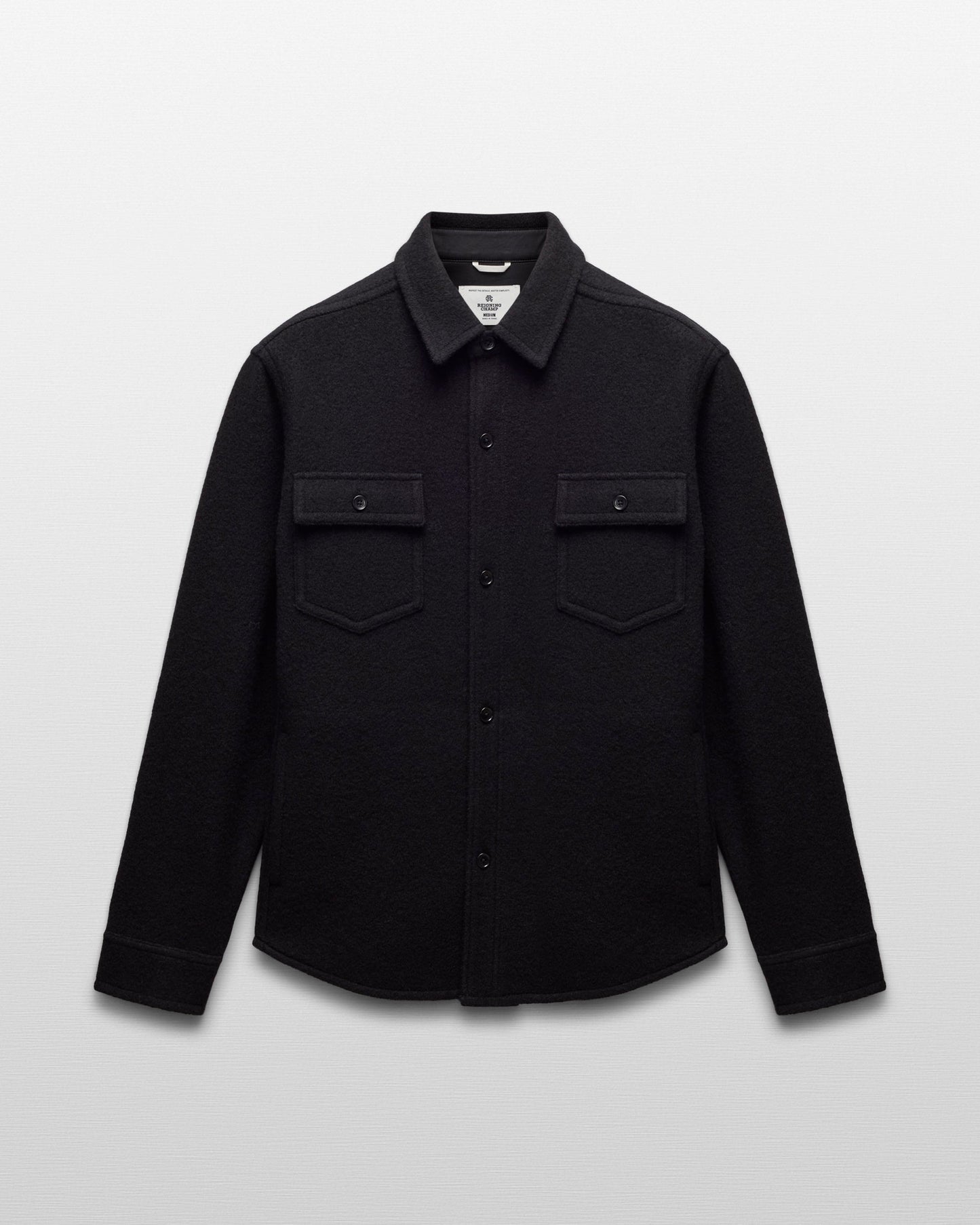 Boiled Wool Warden Overshirt