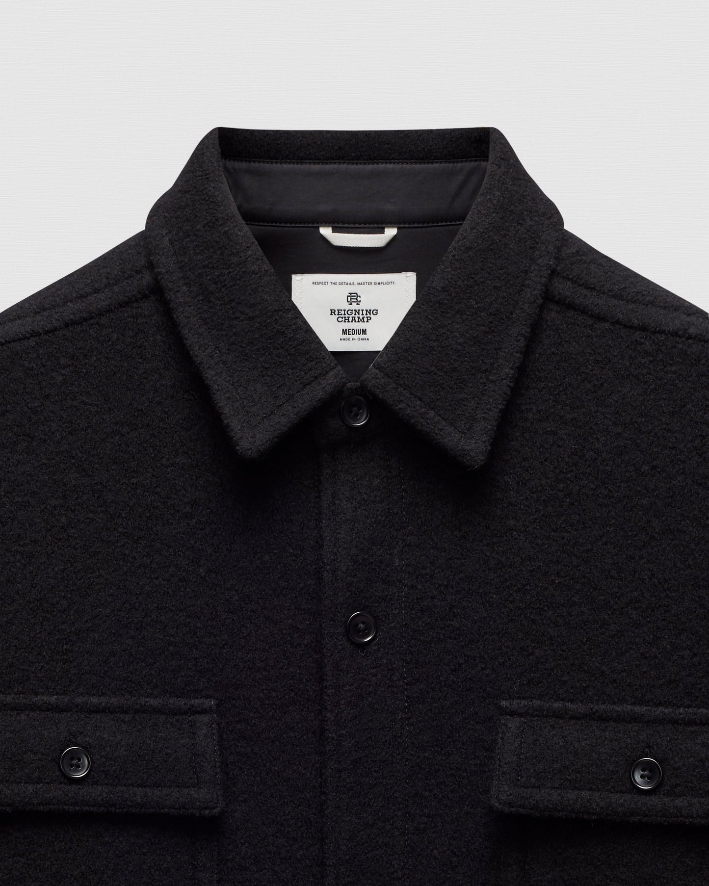 Boiled Wool Warden Overshirt