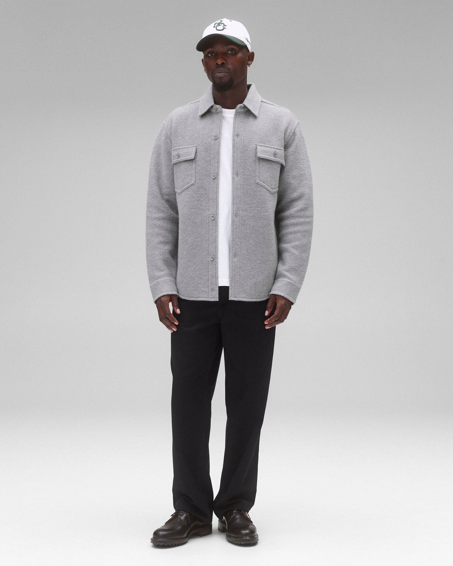 Boiled Wool Warden Overshirt