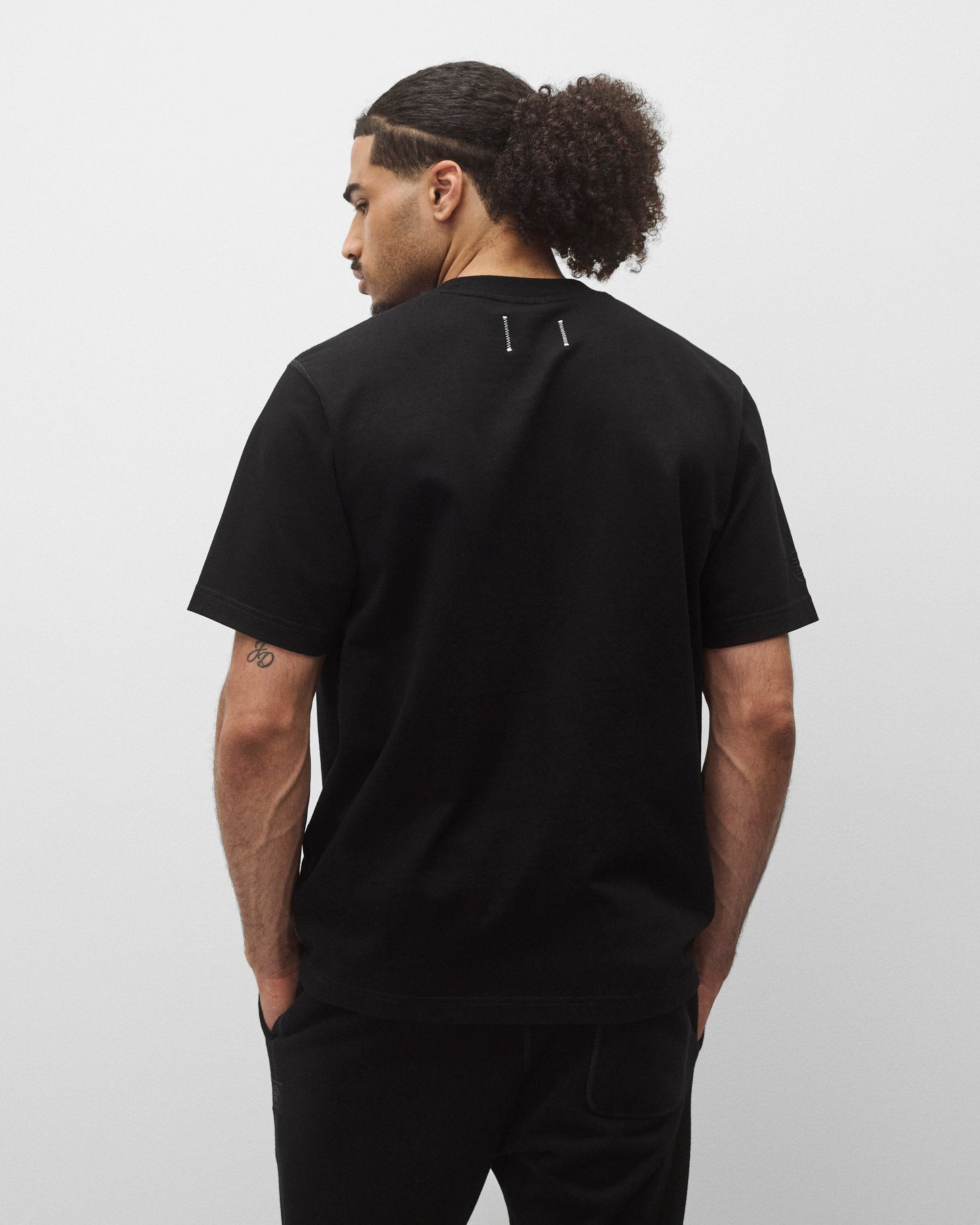 Kyoto Black Midweight Jersey Standard T-Shirt