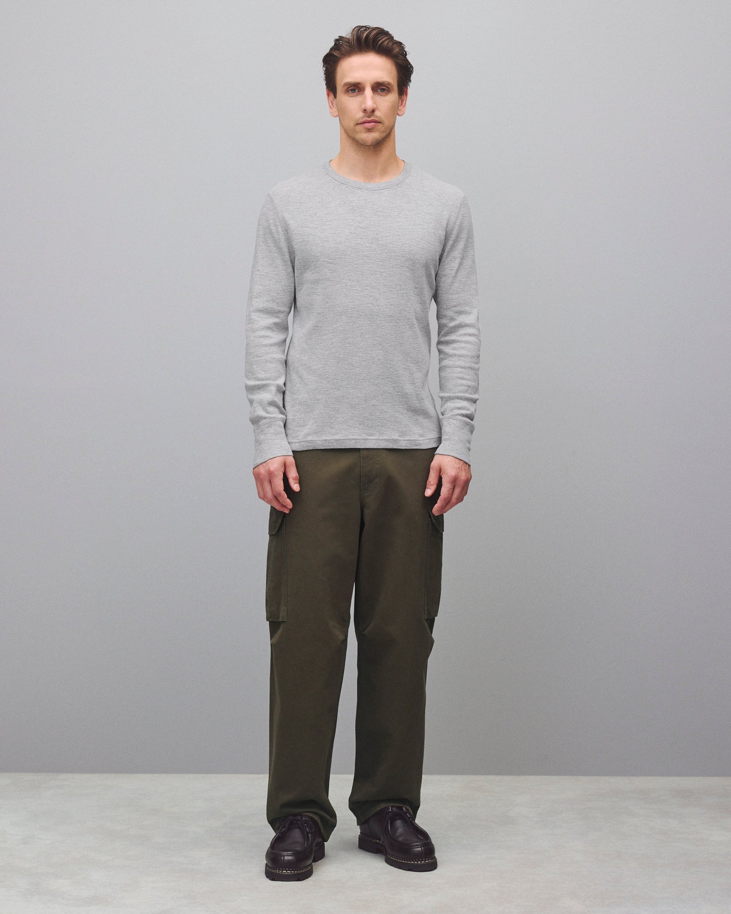 1x1 Slub Slim Long Sleeve