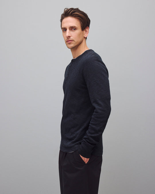 1X1 Slub Slim Henley