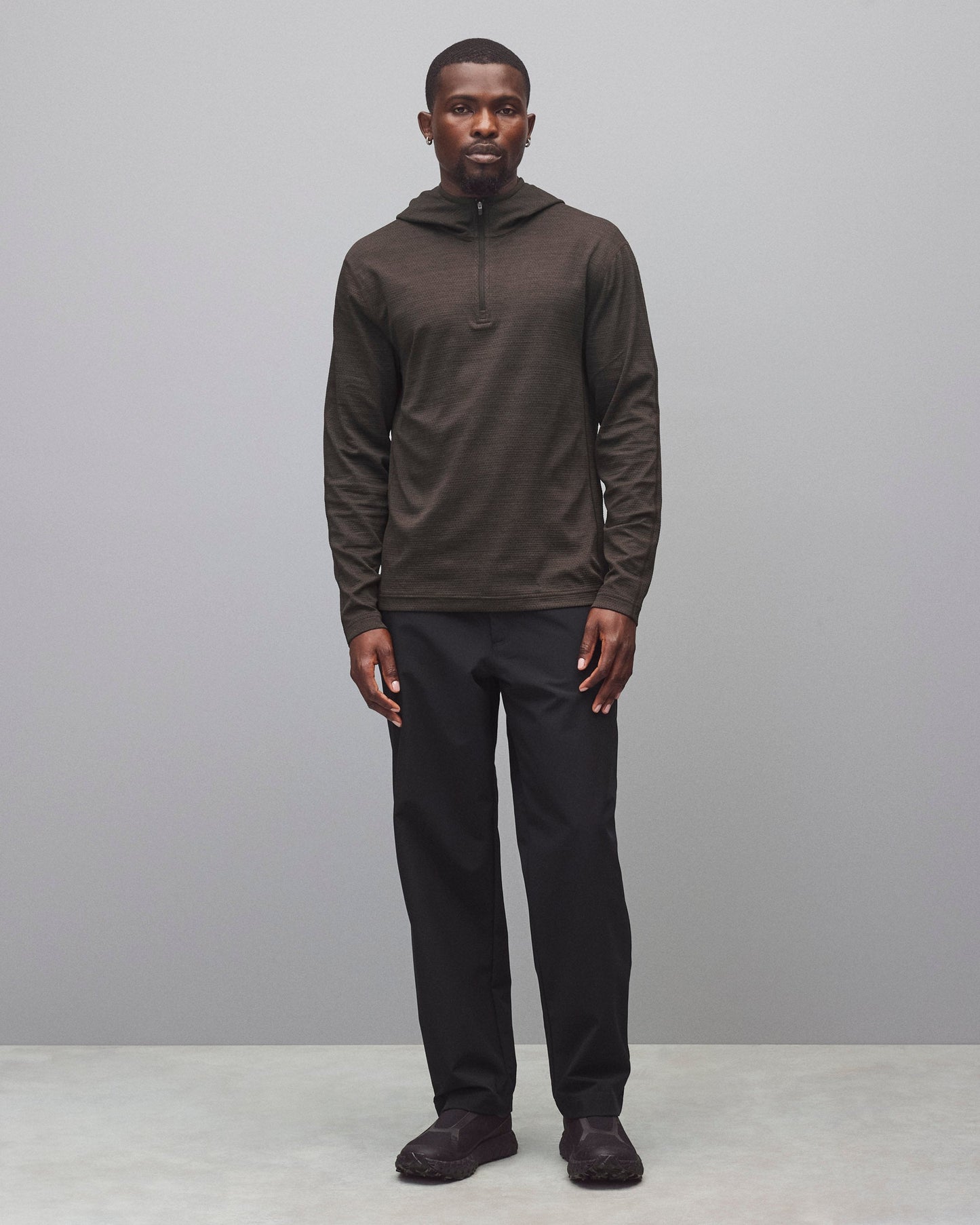 Solotex Mesh Tiebreak Standard Quarter Zip Hoodie