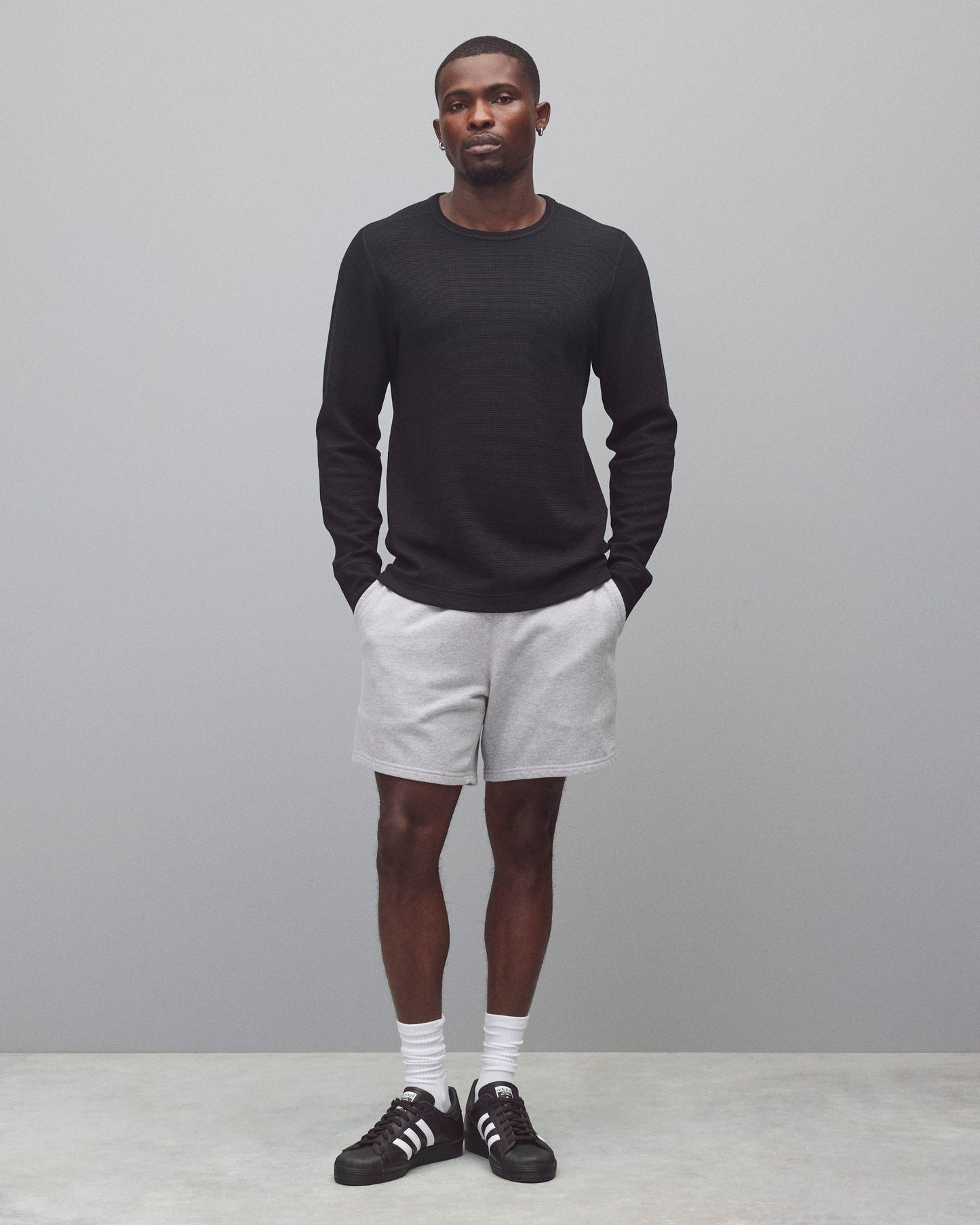 Lightweight Waffle Standard Long Sleeve