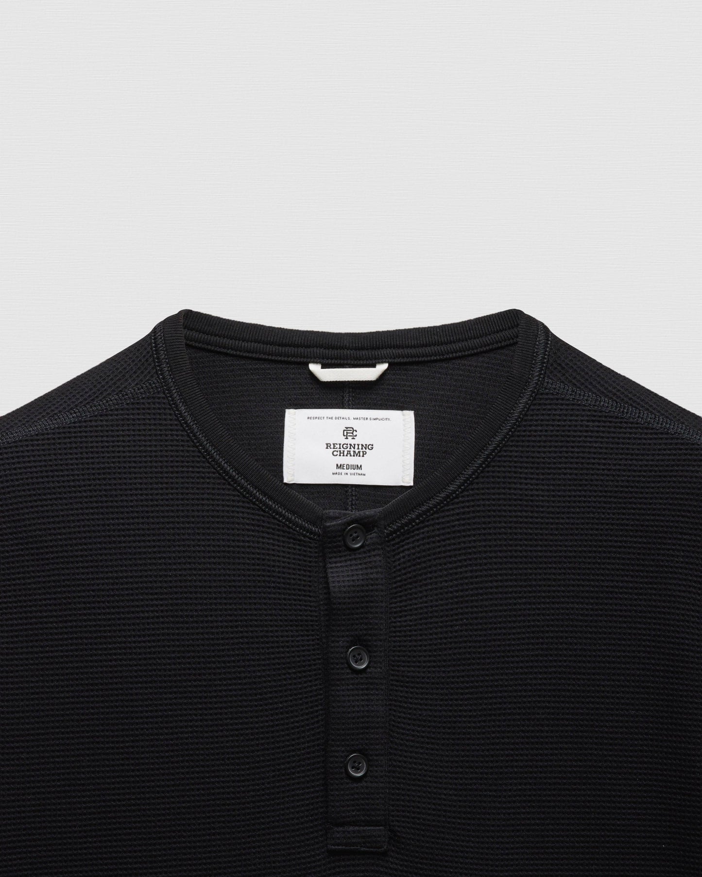 Lightweight Waffle Standard Henley