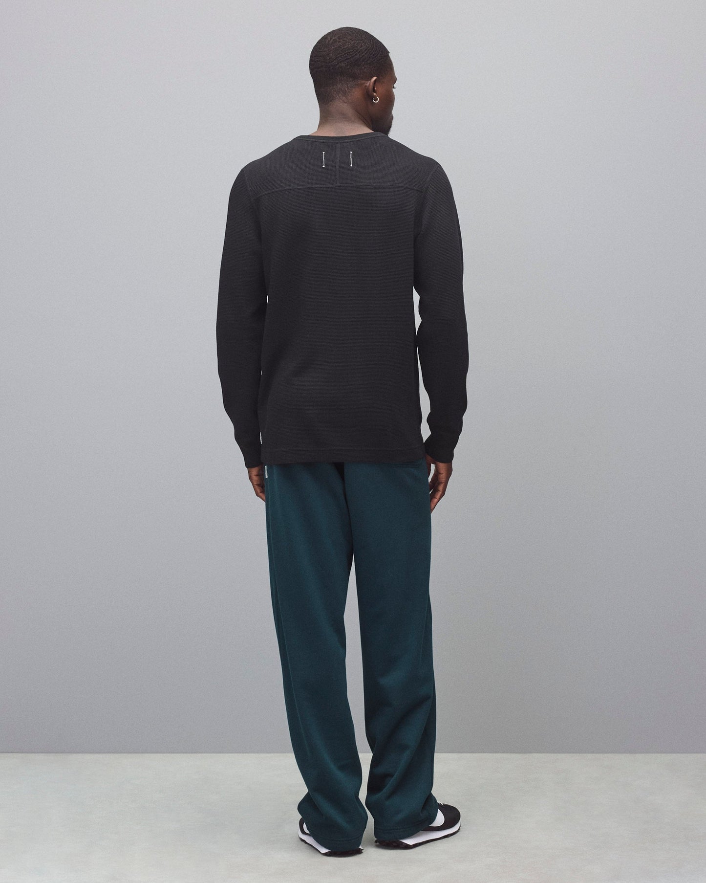 Lightweight Waffle Standard Henley