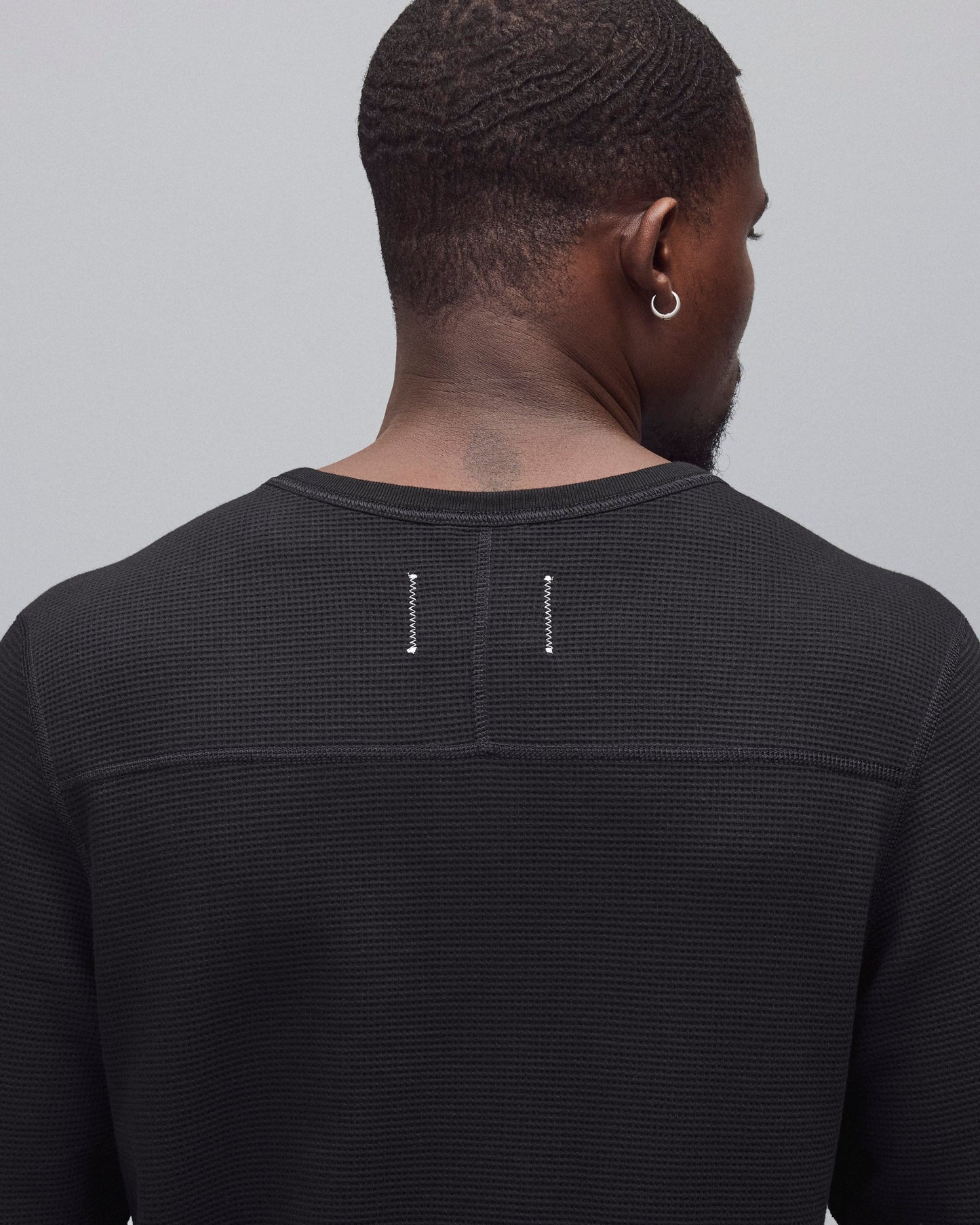 Lightweight Waffle Standard Henley