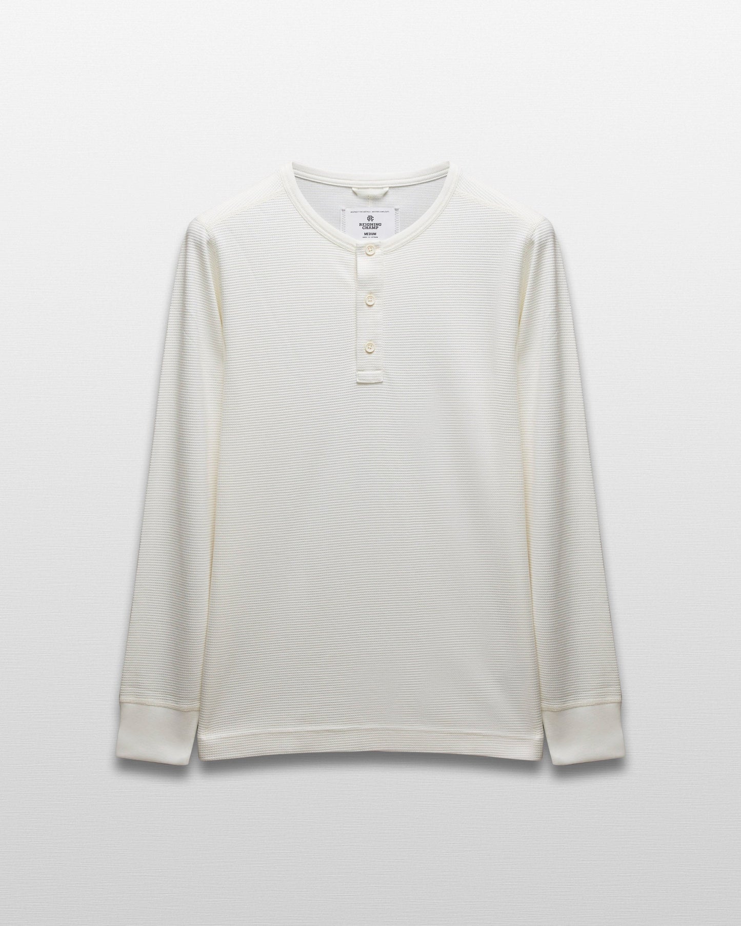 Lightweight Waffle Standard Henley