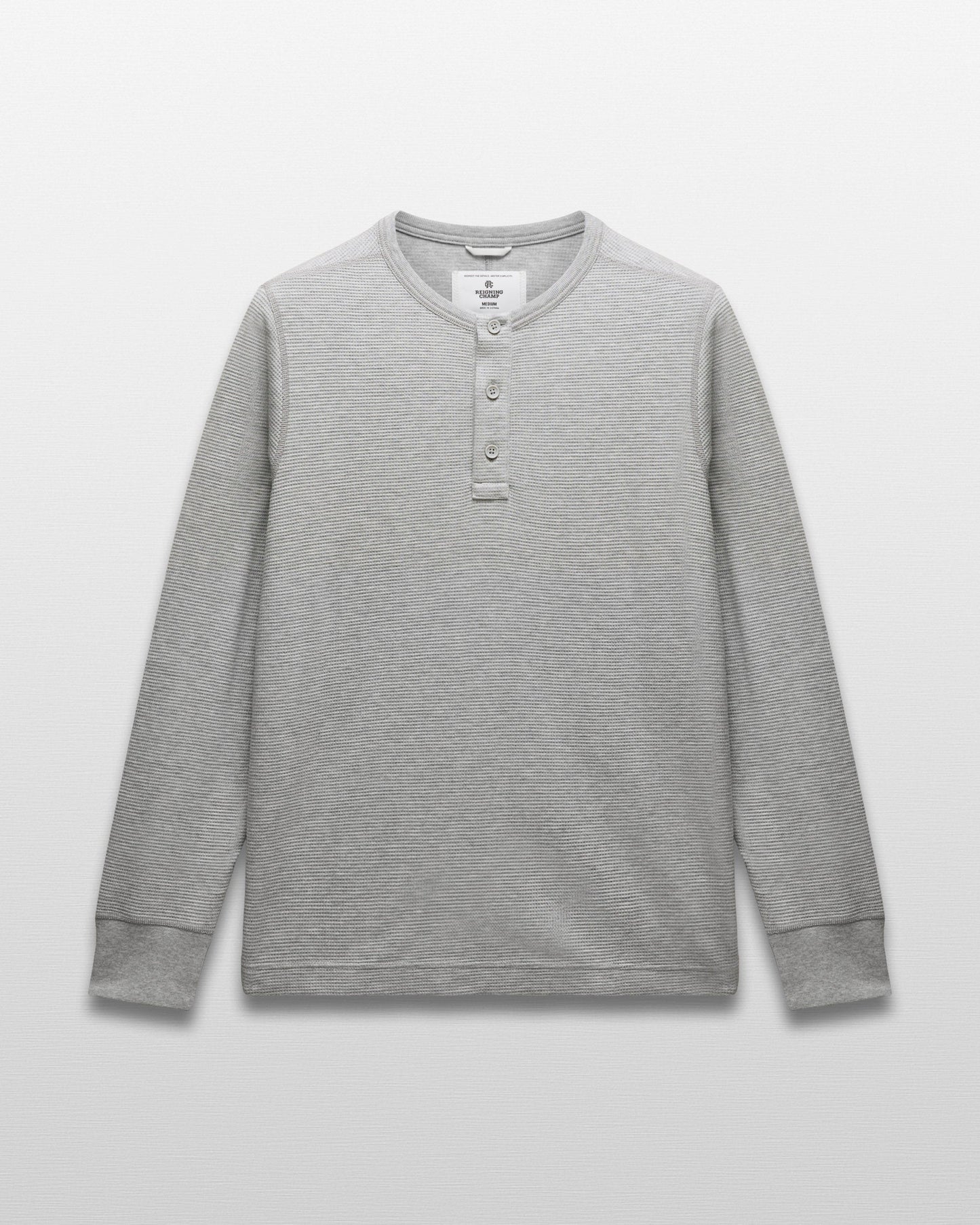 Lightweight Waffle Standard Henley