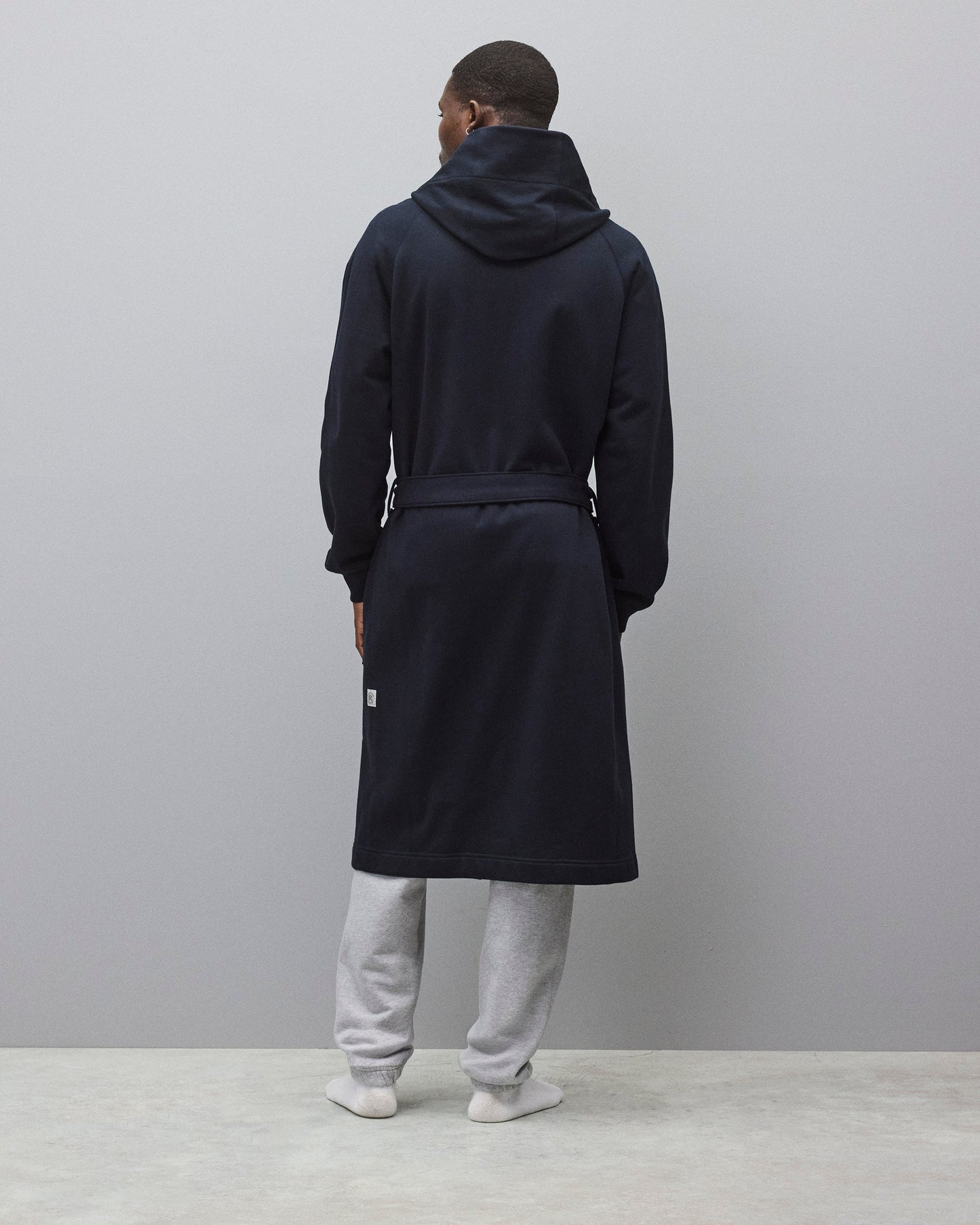 Midweight Terry Relaxed Hooded Robe